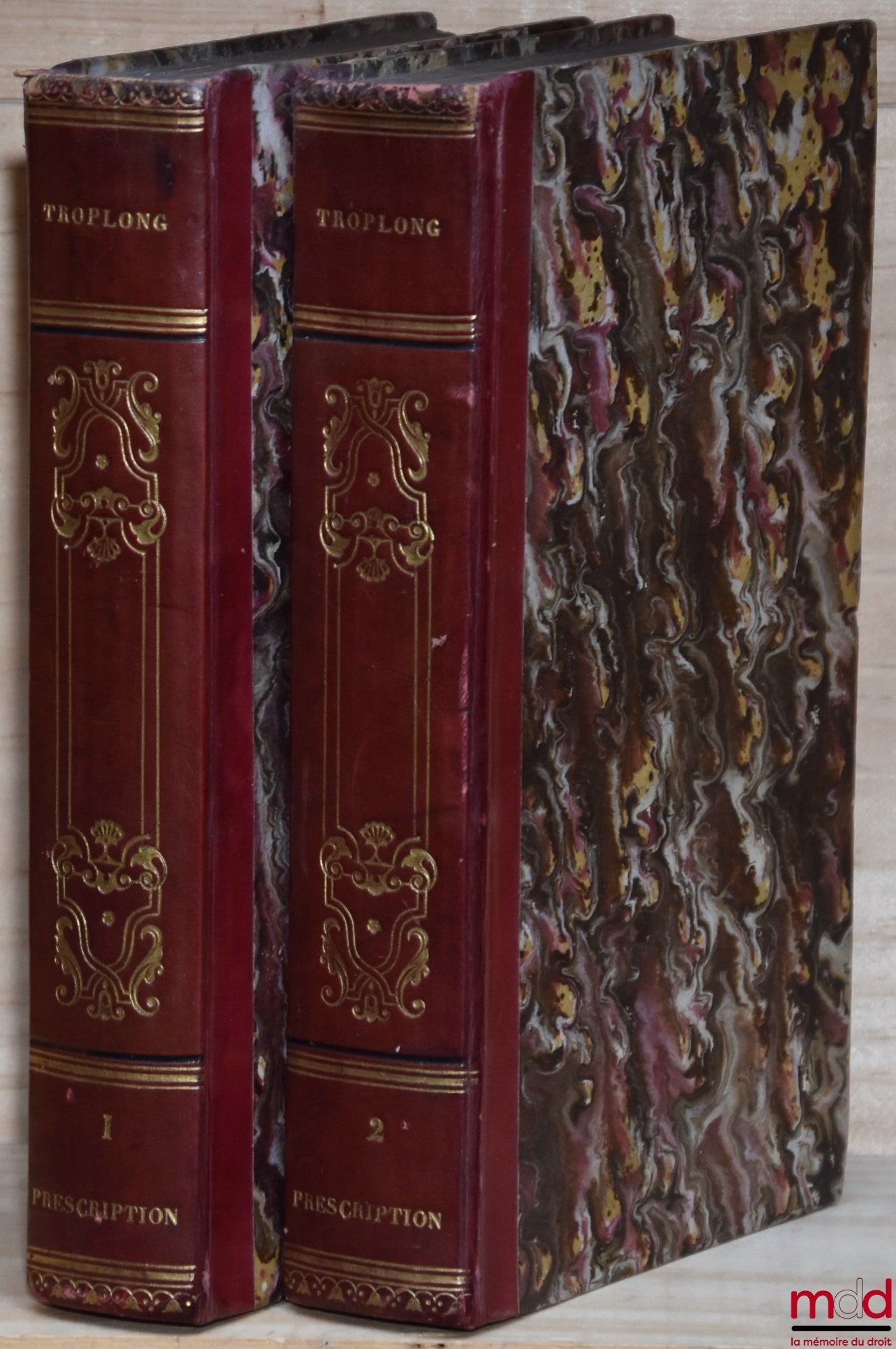 TROPLONG (Raymond-Théodore) – ON PRESCRIPTION or COMMENTARY ON TITLE XX OF BOOK III OF THE CIVIL CODE, CIVIL LAW EXPLAINED following the order of the articles of the Code from and including the title of the sale