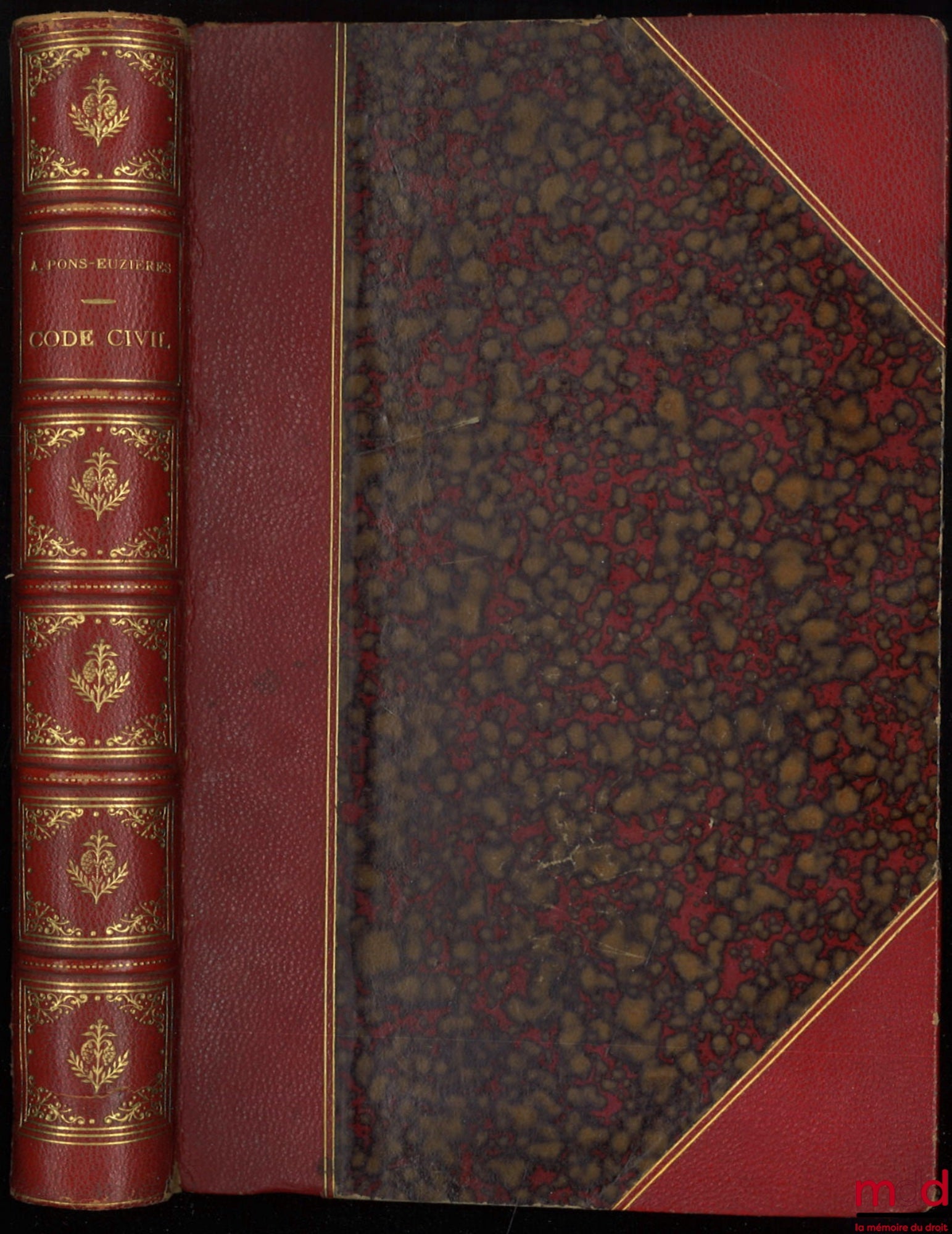 [Code civil], PONS-EUZIÈRES (Amédée) – CODE CIVIL EN VERS FRANÇAIS