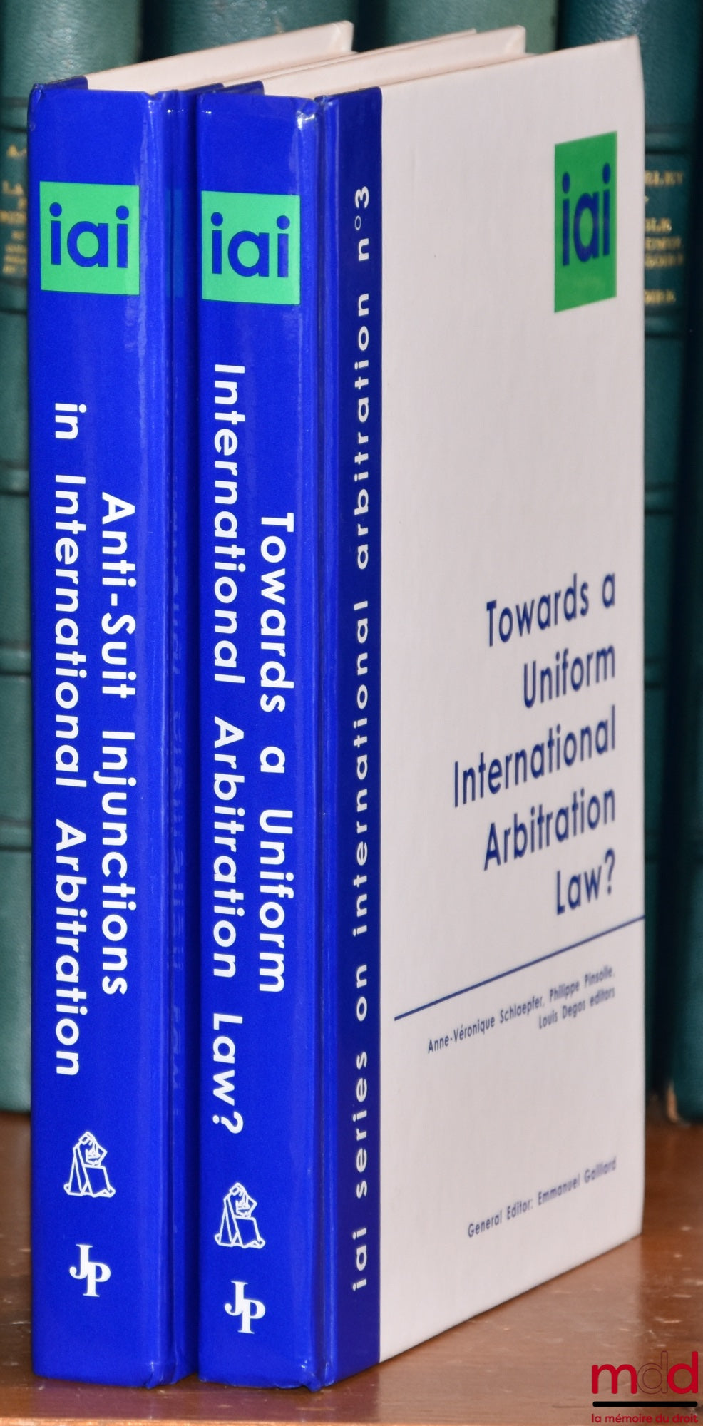 [Colloque] – INTERNATIONAL ARBITRATION INSTITUTE : ANTI-SUIT INJUNCTIONS IN INTERNATIONAL ARBITRATION, Paris 21 novembre 2003 ; TOWARDS A UNIFORM INTERNATIONAL ARBITRATION LAW ?, Avant-propos de Anne-Véronique Schlaepfer, Philippe Pinsolle et Louis Degos,