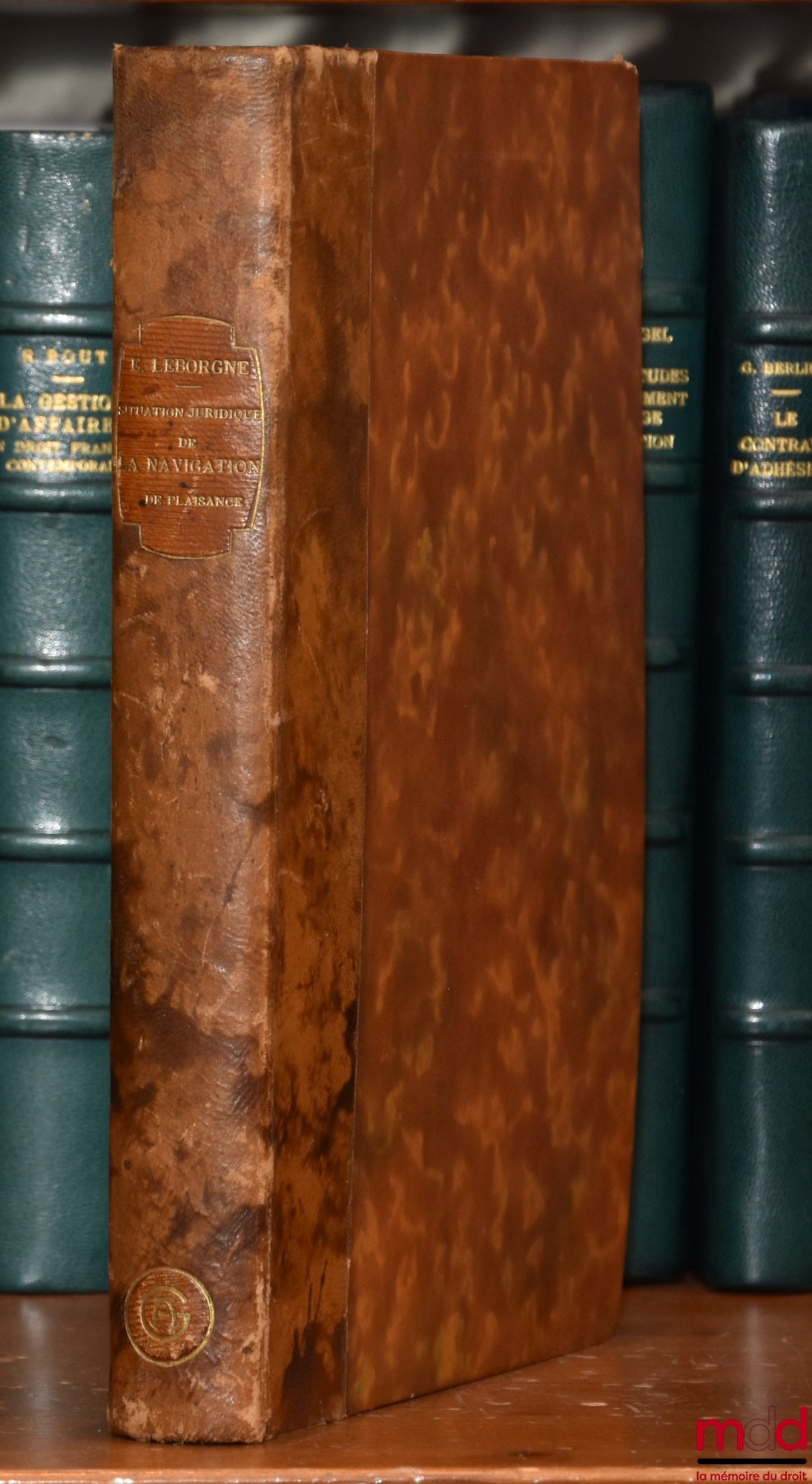 LEBORGNE (Émile) – LEGAL STATUS OF RECREATIONAL BOATING