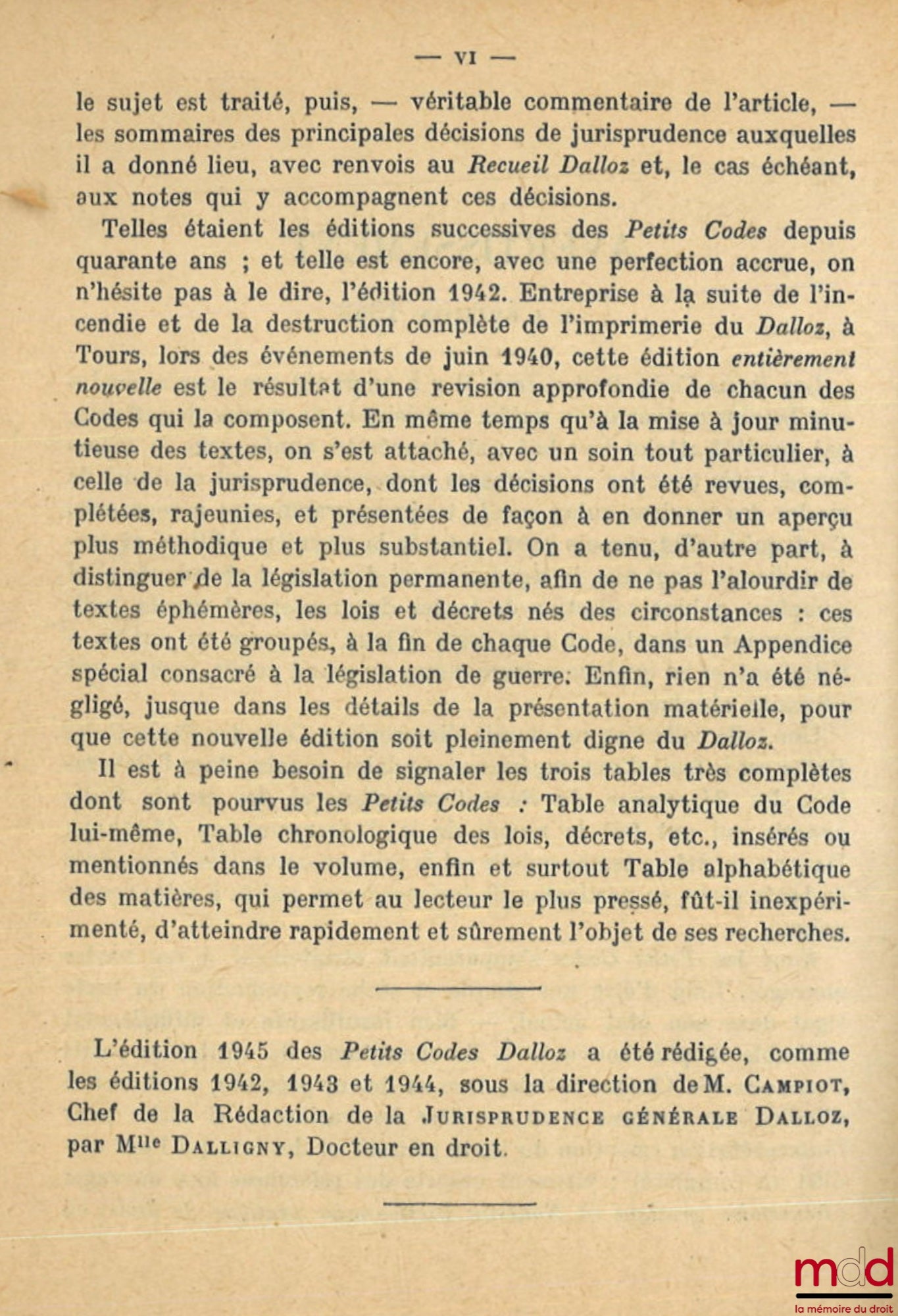[Code civil] – CODE CIVIL ANNOTÉ D’APRÈS LA DOCTRINE ET LA JURISPRUDENCE AVEC RENVOIS AUX PUBLICATIONS DALLOZ, 44e éd. entièrement refondue et mise à jour