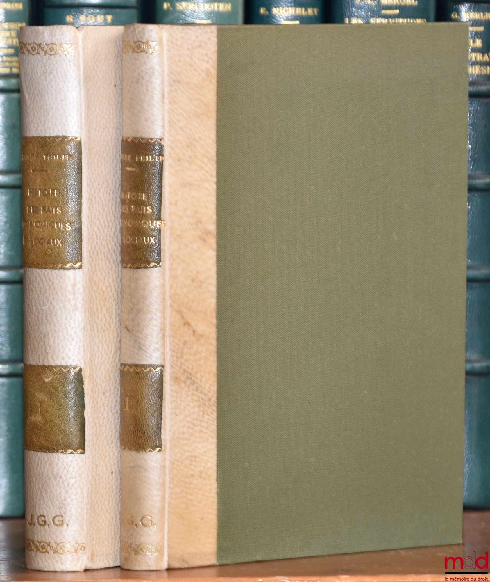 PHILIP (André) – HISTORY OF ECONOMIC AND SOCIAL FACTS FROM 1800 TO THE PRESENT DAY, new ed. revised and updated by Loïc Philip, coll. History of work and economic life: t. I: The Industrial Revolution and the economy of large units; t.