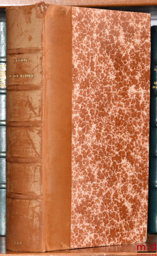 PACILLY (Georges) – THE MANUAL GIFT, Preface by Henri Lemonnier