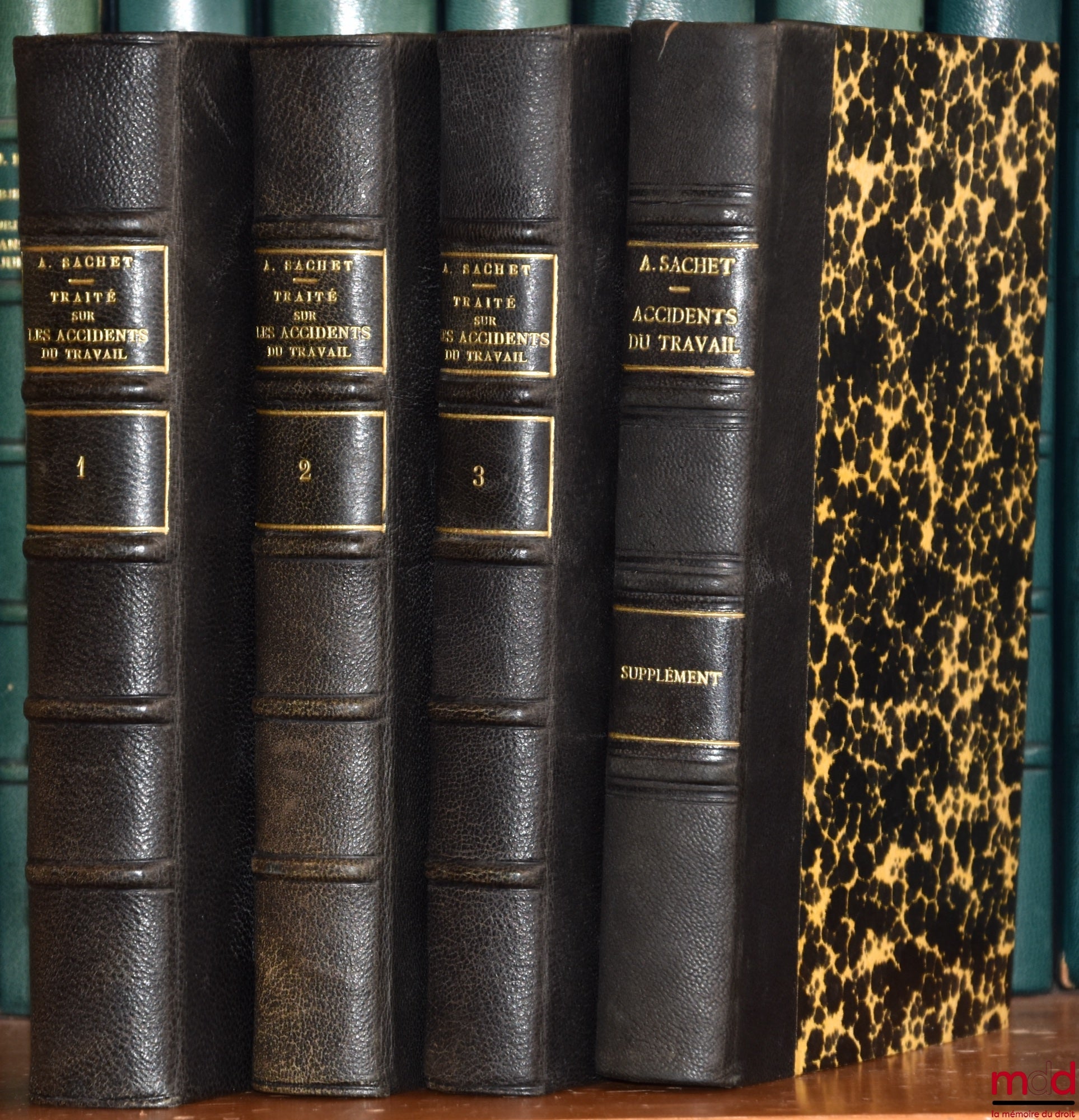 SACHET (Adrien) – THEORETICAL AND PRACTICAL TREATISE ON LEGISLATION CONCERNING WORK ACCIDENTS; 7th ed. completely revised and updated with legislation and case law up to April 1926