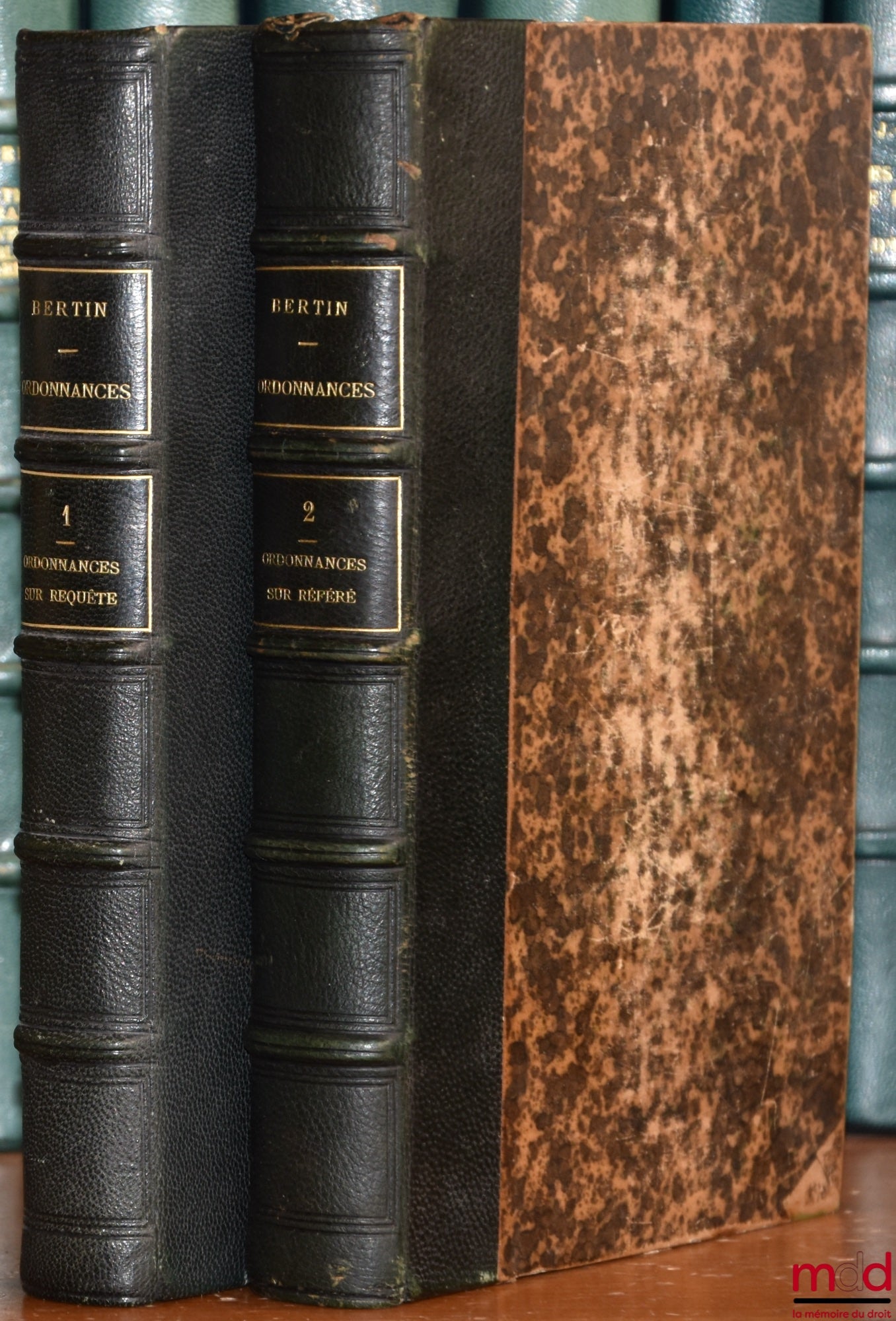BERTIN (Jean-Louis-Henri) – ORDONNANCES SUR REQUÊTES ET RÉFÉRÉ avec formules, 2e éd.