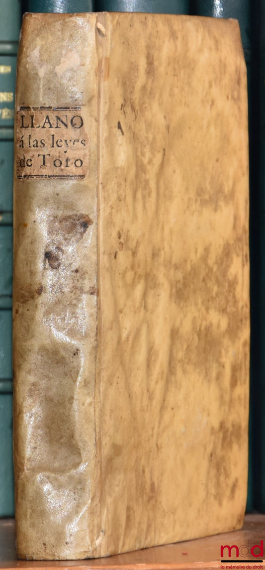 GOMEZ (ANTONIO) – COMPENDIO DE LOS COMMENTARIOS EXTENDIDOS A LAS OCHENTA Y TRES LEYES DETORO: In que presencia de las Notas de su Adiccionador, queda comprehendido todo lo substantive de ellos: y se ilustran infinitas Doctrinas del Autor […] para que sob