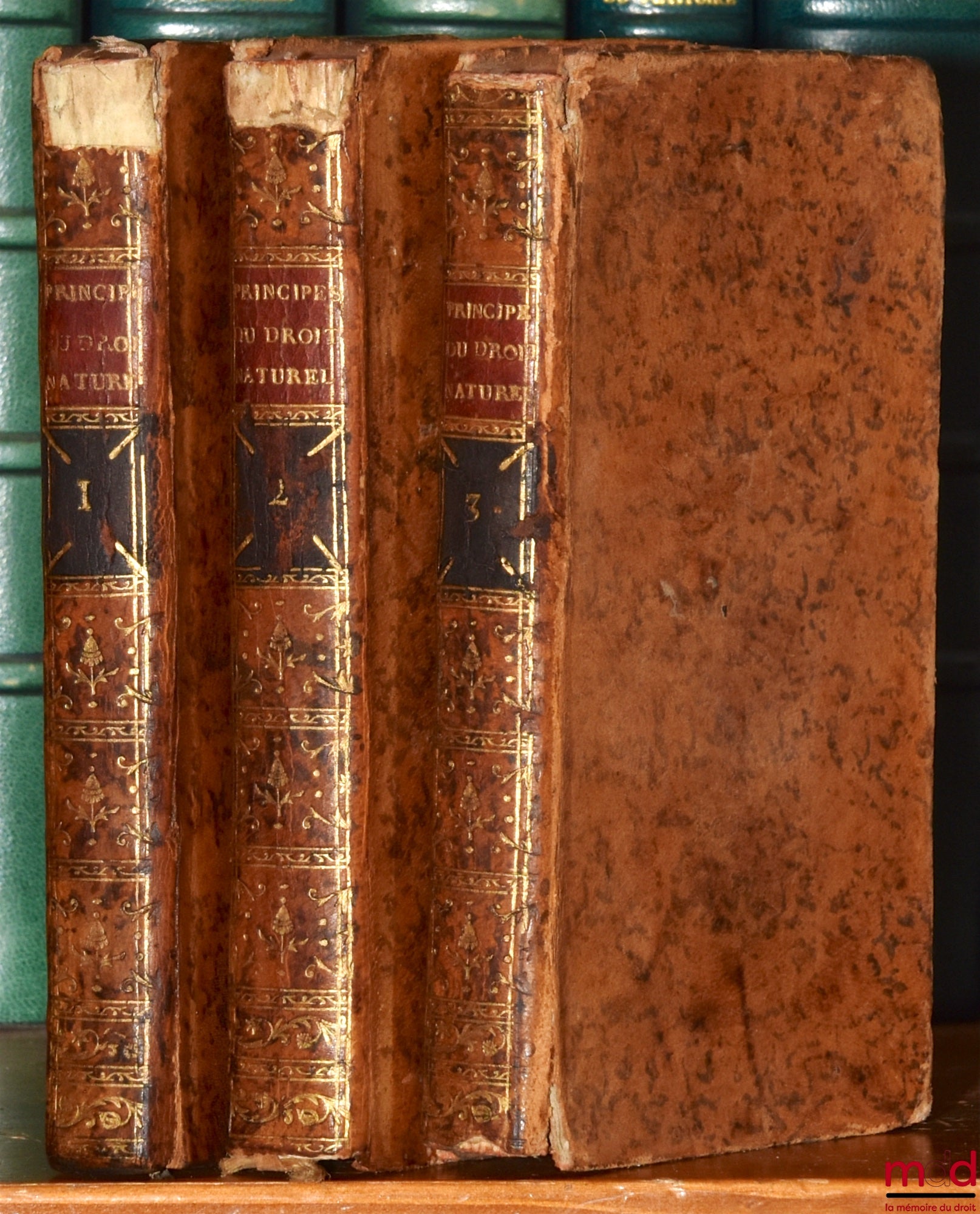 WOLFF (Christian de) par FORMEY (Jean-Henri-Samuel) – PRINCIPES DU DROIT DE LA NATURE ET DES GENS, Extrait du grand ouvrage latin de Mr. de Wolff