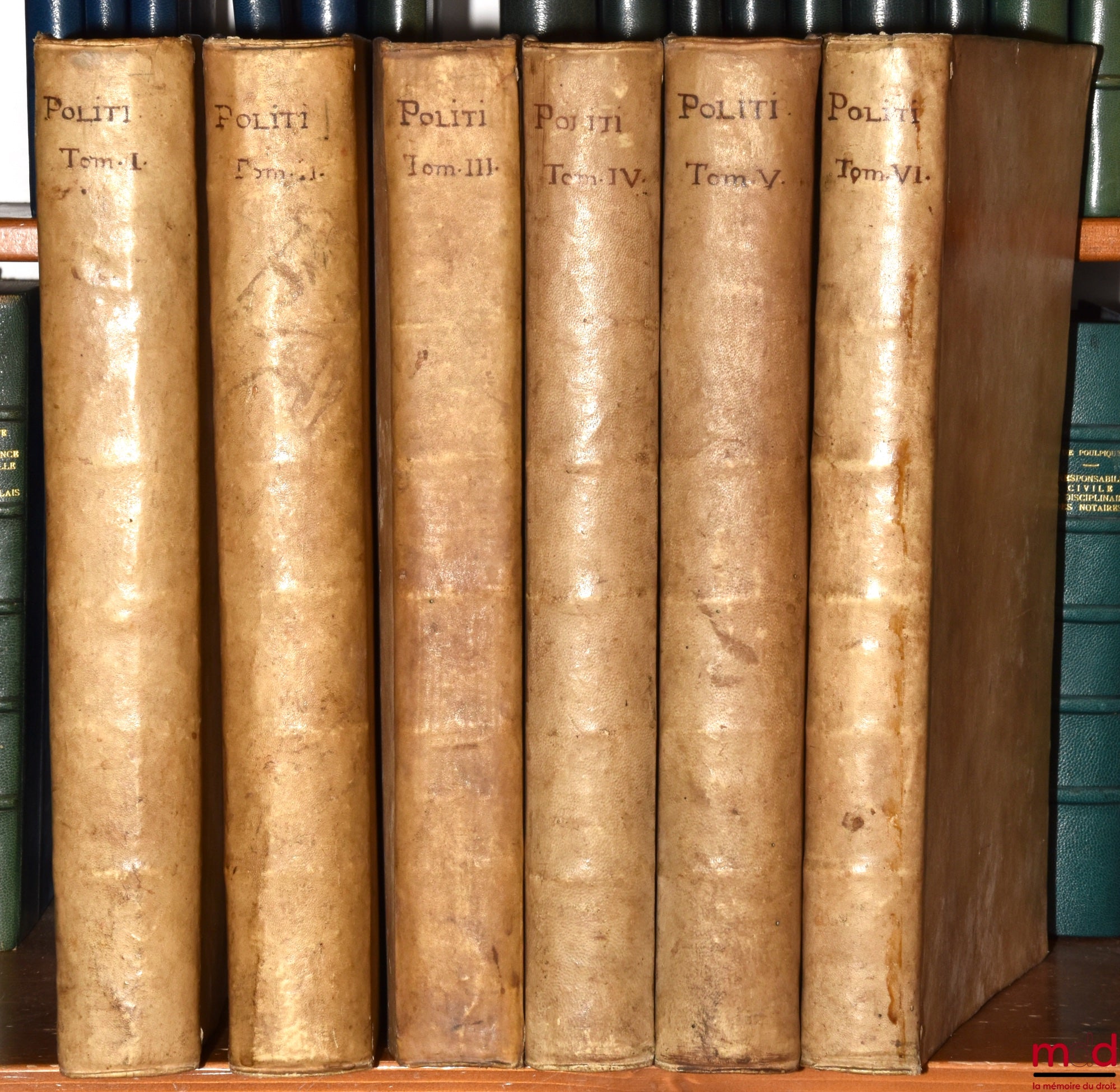 POLITI (Pauli) [POLITI (Paolo)], CIVERI (Francisci Antonii) [CIVERI (Francesco Antonio)] – PAULI POLITI PARMENSIS JURISCONSULTI ET ADVOCATI CELEBERRIMI PRIMARIQUE IN ALMA PATRIA UNIVERSITATE LEGUM INTERPRETIS, DISSERTATIONES SELECTIORES SUB MAGISTRALIBUS