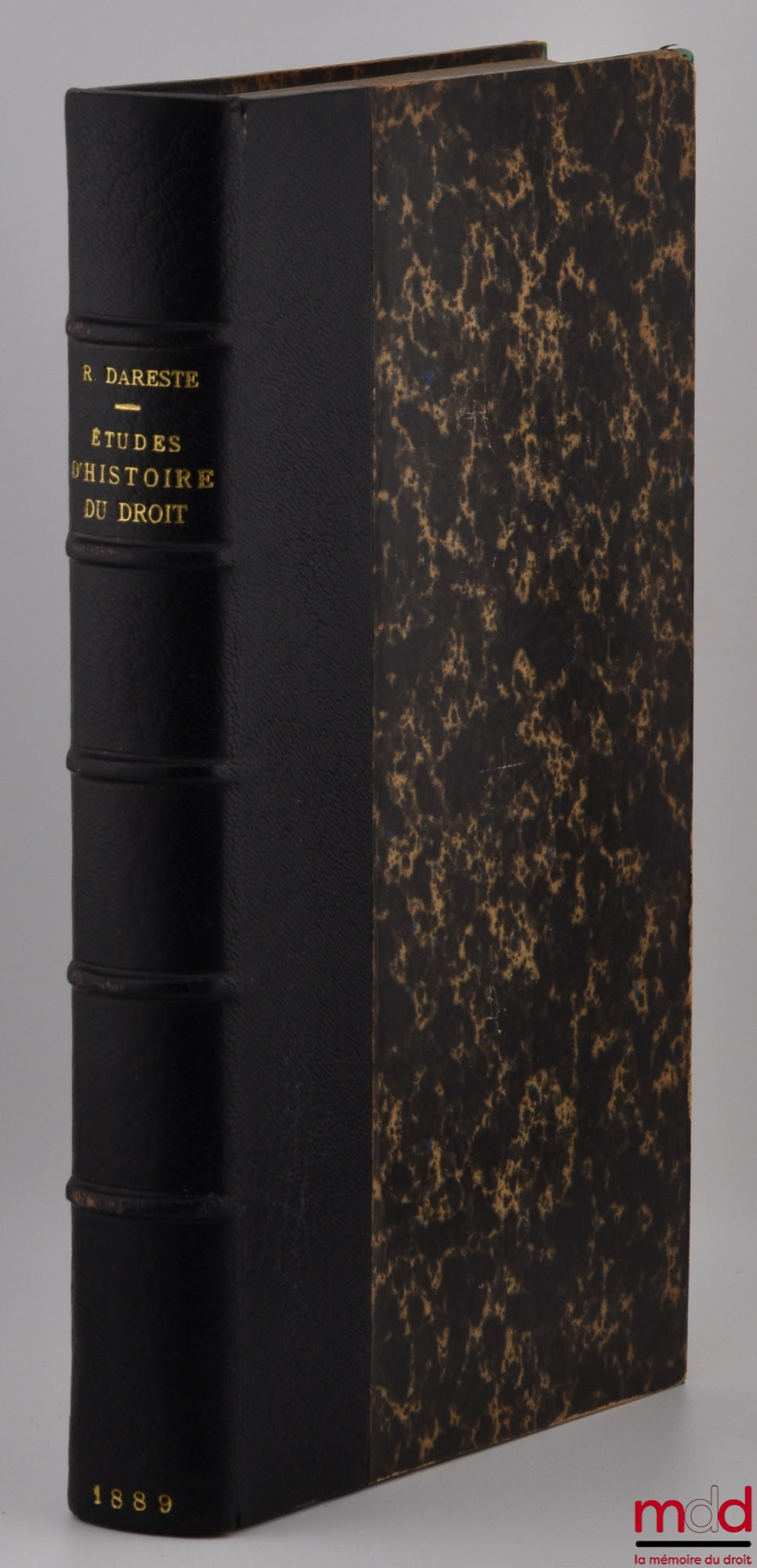 DARESTE (Rodolphe) – ÉTUDES D’HISTOIRE DU DROIT