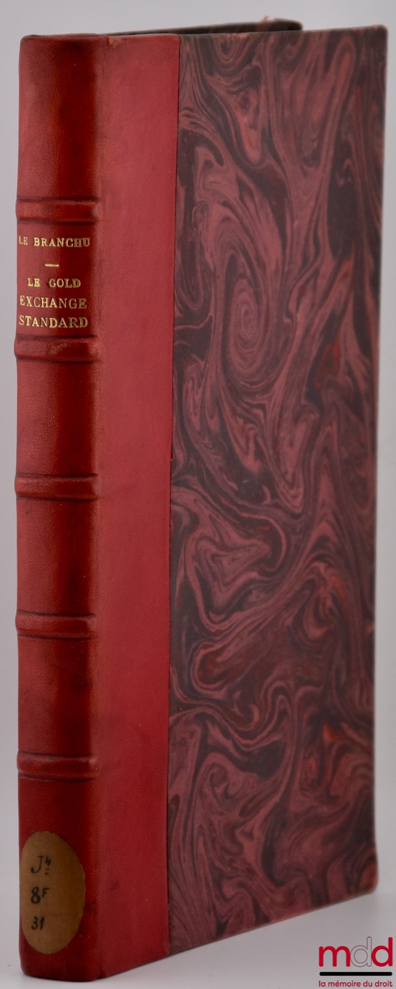 LE BRANCHU (Jean-Yves) – ESSAI SUR LE GOLD EXCHANGE STANDARD