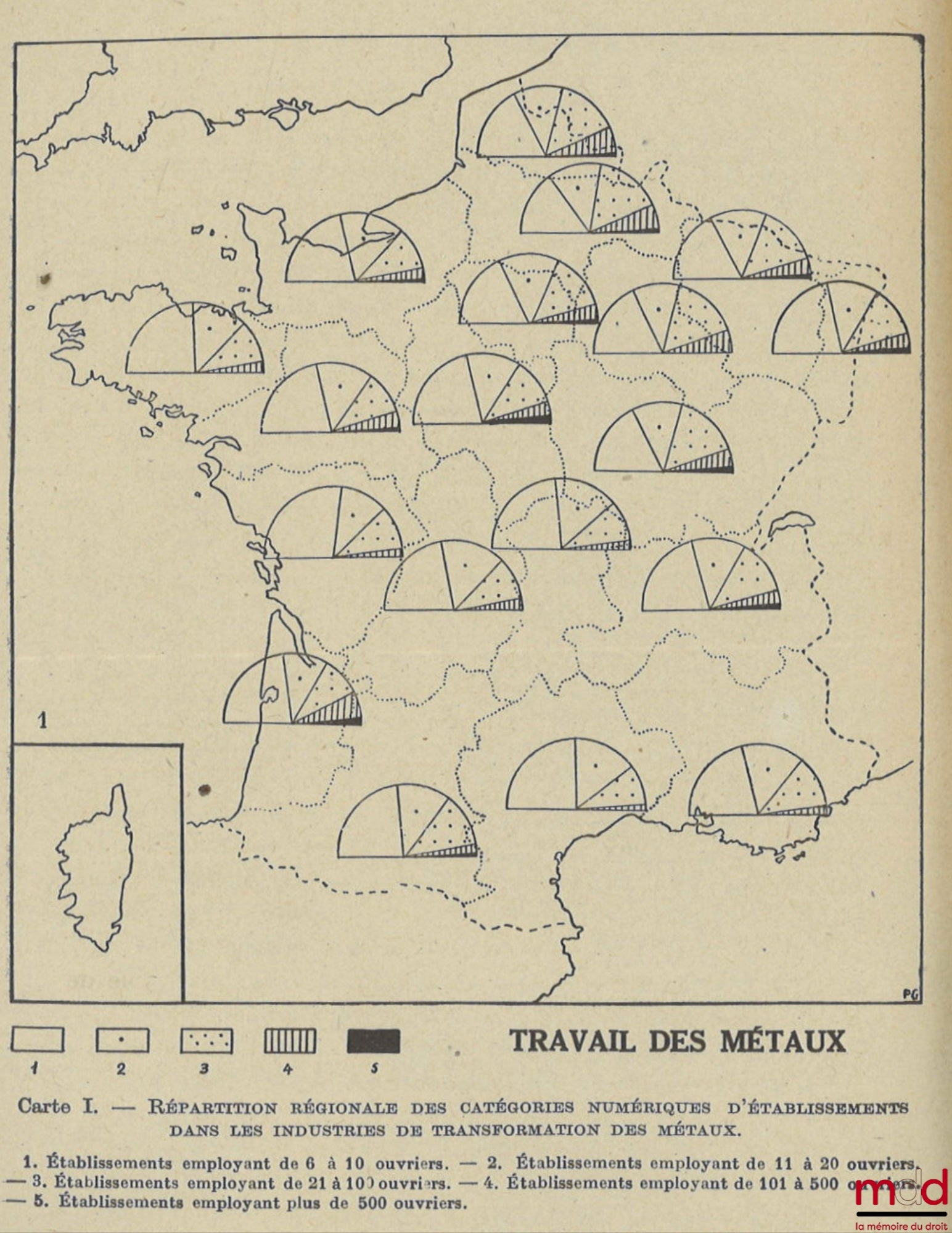 DESSUS (Gabriel), GEORGE (Pierre), WEULERSSE (Jacques) – MATÉRIAUX POUR UNE GÉOGRAPHIE VOLONTAIRE DE L’INDUSTRIE FRANÇAISE, Préface de Georges Friedmann, Cahiers de la Fondation nationale des Sciences politiques, n° 7