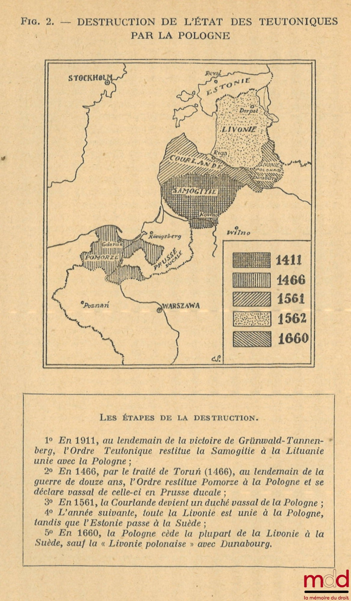 SMOGORZEWSKI (Casimir) – LA POMÉRANIE POLONAISE, Avec 40 cartes, dont 5 en couleurs et 40 illustrations hors texte, Problèmes politiques de la Pologne contemporaine, III