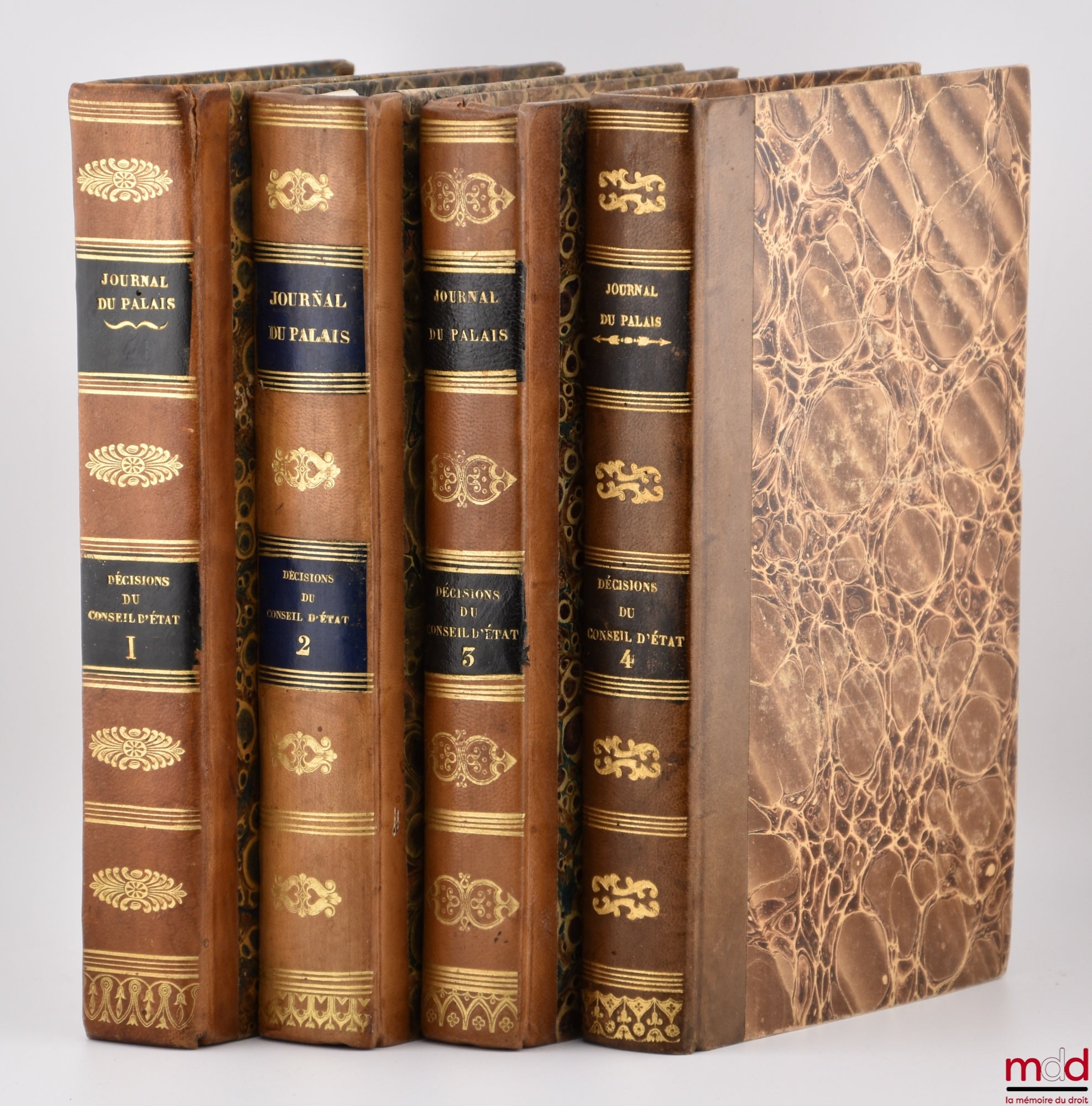 [Conseil d’État], AUVILLIERS (D’), PATRIS (F. F.) – JOURNAL DU PALAIS. DÉCISIONS DU CONSEIL D’ÉTAT ET ORDONNANCES DU ROI, en matière de compétence administrative et judiciaire, JOURNAL DU PALAIS