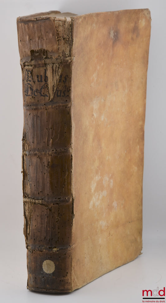 RUBEAU DE BUXETO (Carlo) – TRACTATUS DE CONFUSIONE, ET DISTINCTIONE JURIUM Defuncti, & Hæredis. In quo novis distinctionibus opiniones DD. conciliantur, & plura ad praxim utilia exponuntur. AUTHORE J.C. CAROLO RUBEO DE BUXETO, Cum duplici Indice, capitum