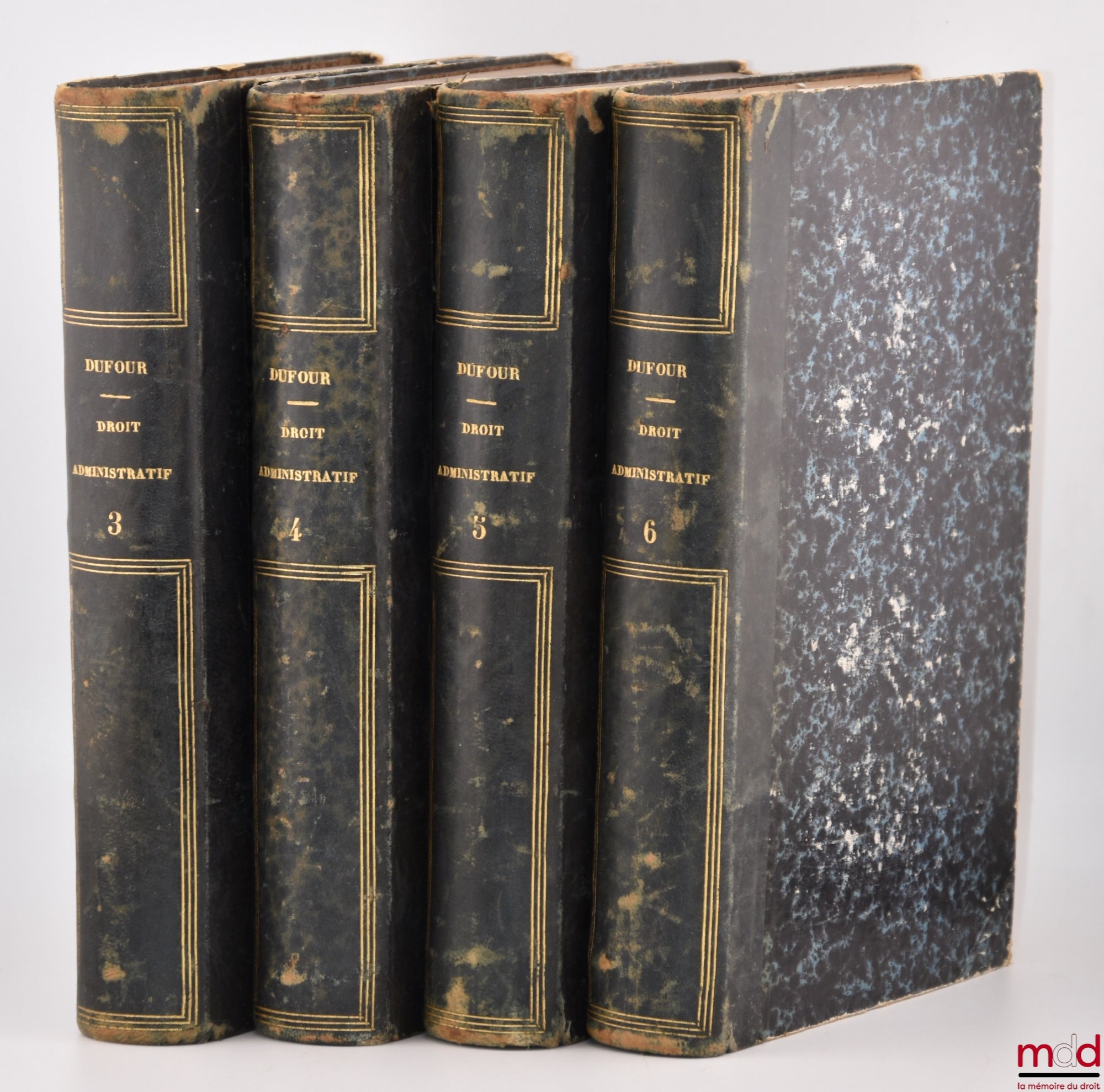 DUFOUR (Gabriel) – TRAITÉ GÉNÉRAL DE DROIT ADMINISTRATIF APPLIQUÉ ou EXPOSÉ DE LA DOCTRINE ET DE LA JURISPRUDENCE concernant l’exercice de l’autorité de l’empereur, des ministres, des préfets des sous-préfets, des maires, des conseils de préfecture, de la