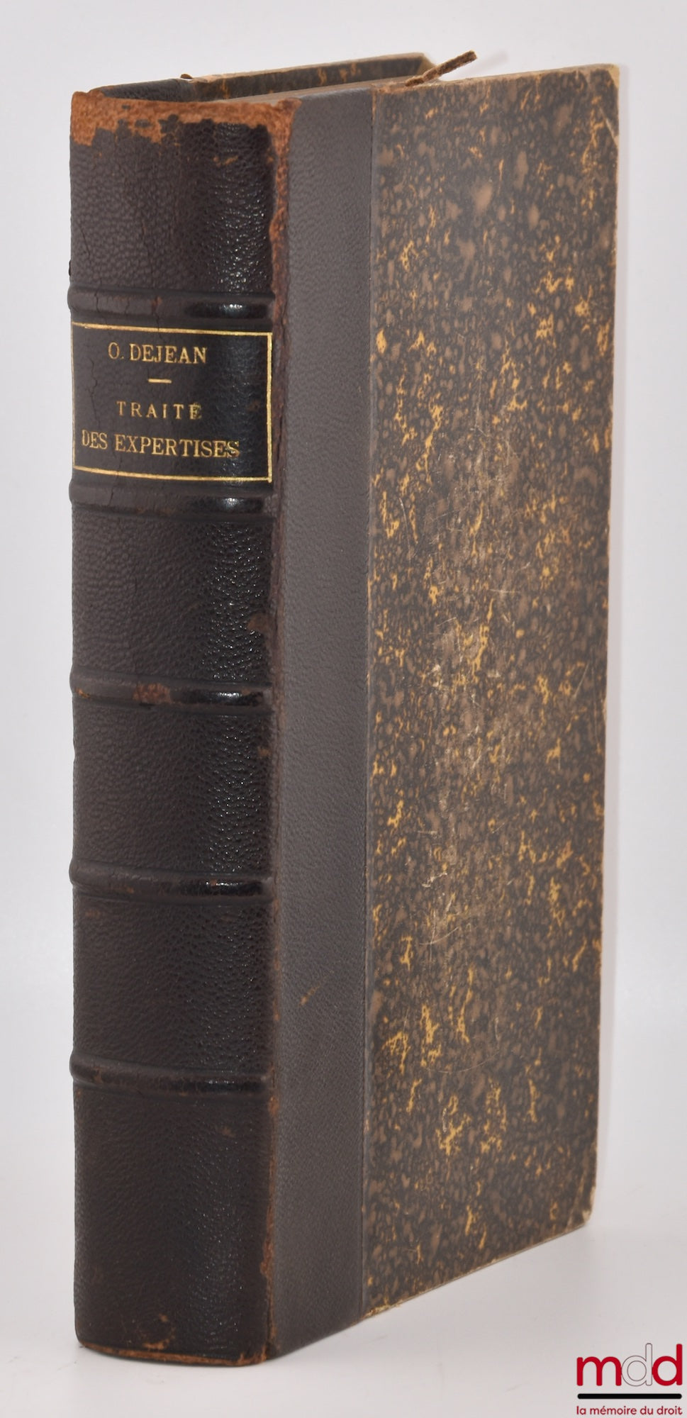 DEJEAN (Oscar) – TRAITÉ THÉORIQUE ET PRATIQUE DES EXPERTISES EN MATIÈRES CIVILES, ADMINISTRATIVES ET COMMERCIALES, MANUEL DES EXPERTS, 3e éd. revue, augmentée et mise au courant de la législation et de la jurisprudence
