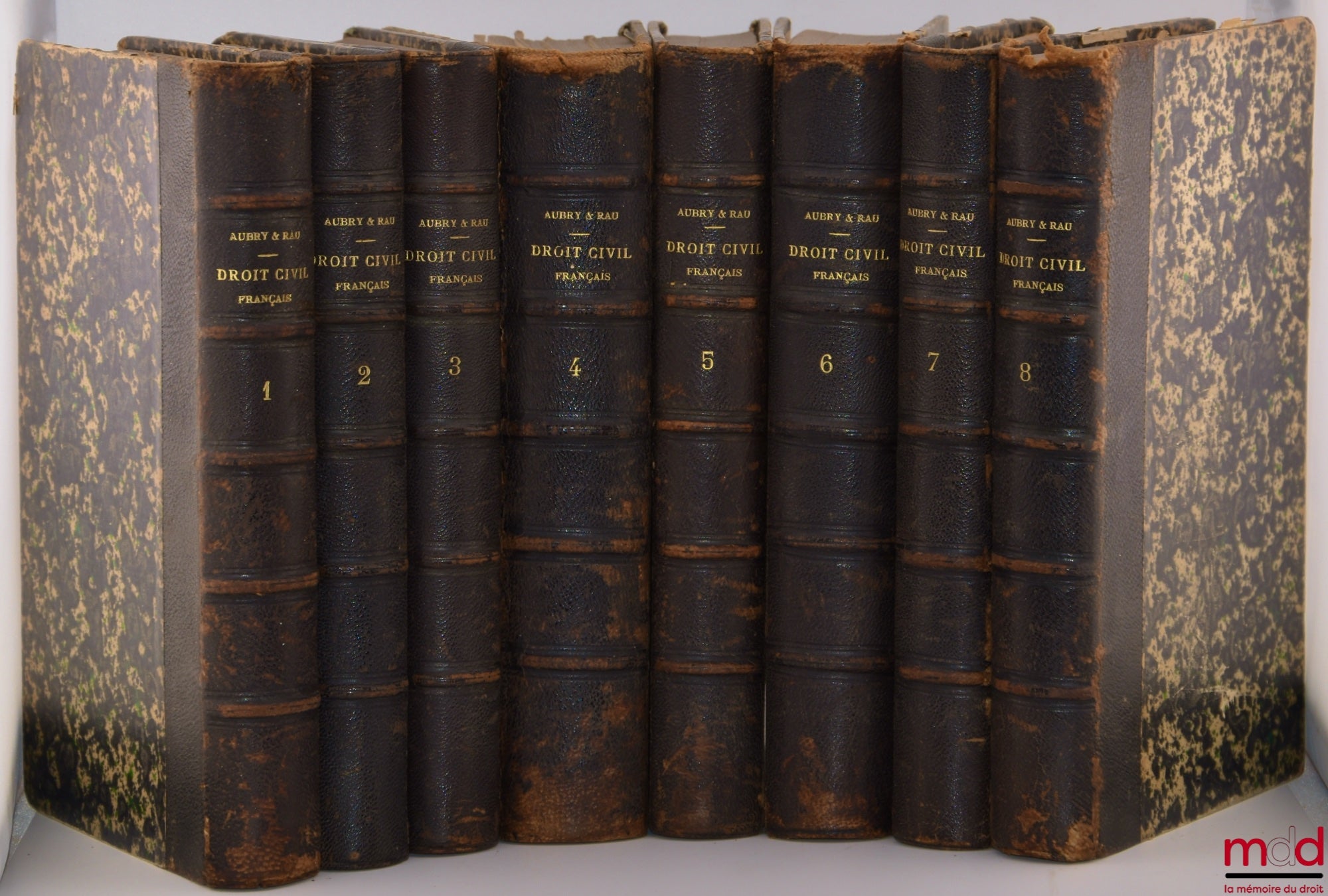 AUBRY (Charles) et RAU (Charles-Frédéric) – COURS DE DROIT CIVIL FRANÇAIS D’APRÈS LA MÉTHODE DE ZACHARIÆ, 4e éd. revue et complétée