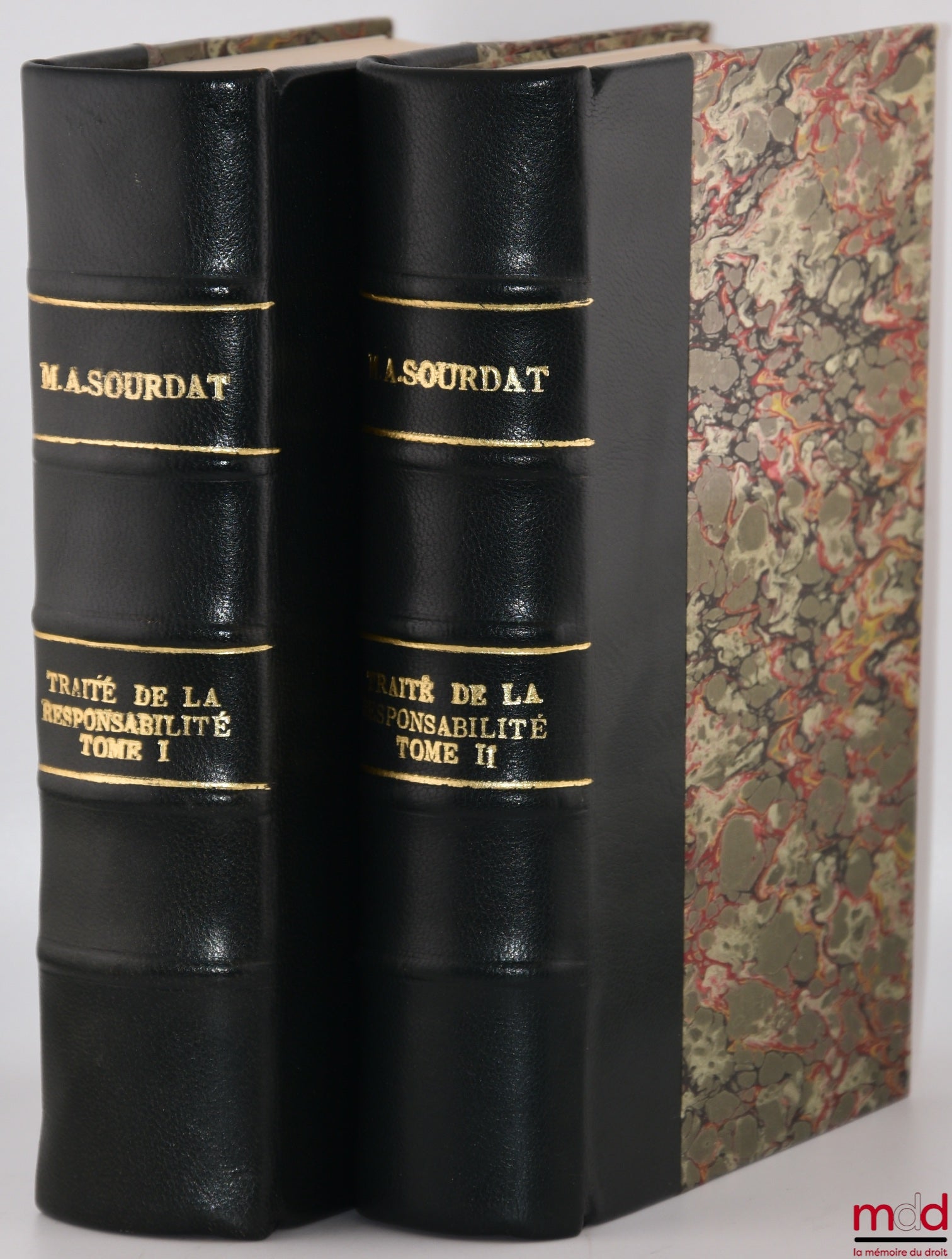 SOURDAT (Auguste J.-B.) – TRAITÉ GÉNÉRAL DE LA RESPONSABILITÉ OU DE L’ACTION EN DOMMAGES-INTÉRÊTS EN DEHORS DES CONTRATS comprenant la responsabilité civile des délits prévus ou non prévus par les lois pénales ; et des quasi-délits ; les conditions essent