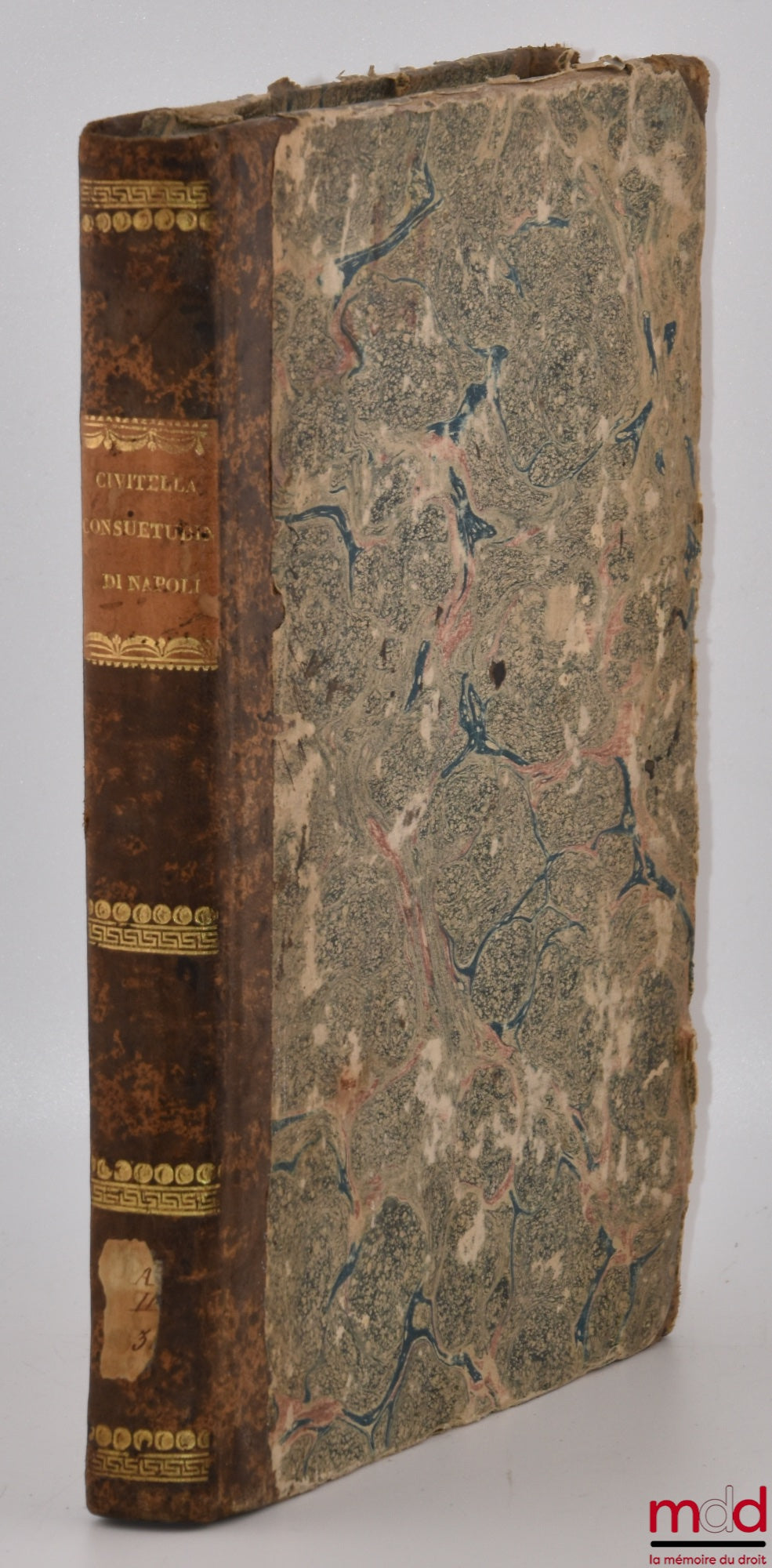 CIVITELLA (Diego) – Delle Consuetudini di Napoli sotto i titoli De successionibus ab intestato, et ex testamento commentario, Parte I : Delle successioni intestate.
