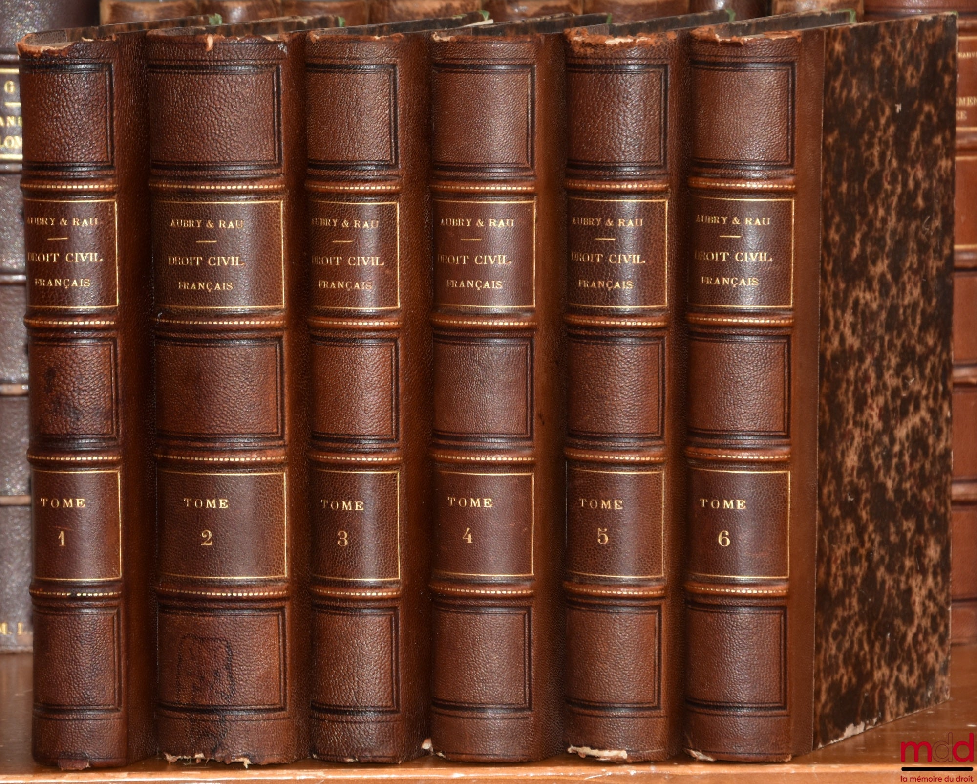 AUBRY (Charles) et RAU (Charles-Frédéric) – COURS DE DROIT CIVIL FRANÇAIS D’APRÈS L’OUVRAGE ALLEMAND DE C.-S. ZACHARIÆ, 3e éd. entièrement refondue et complétée