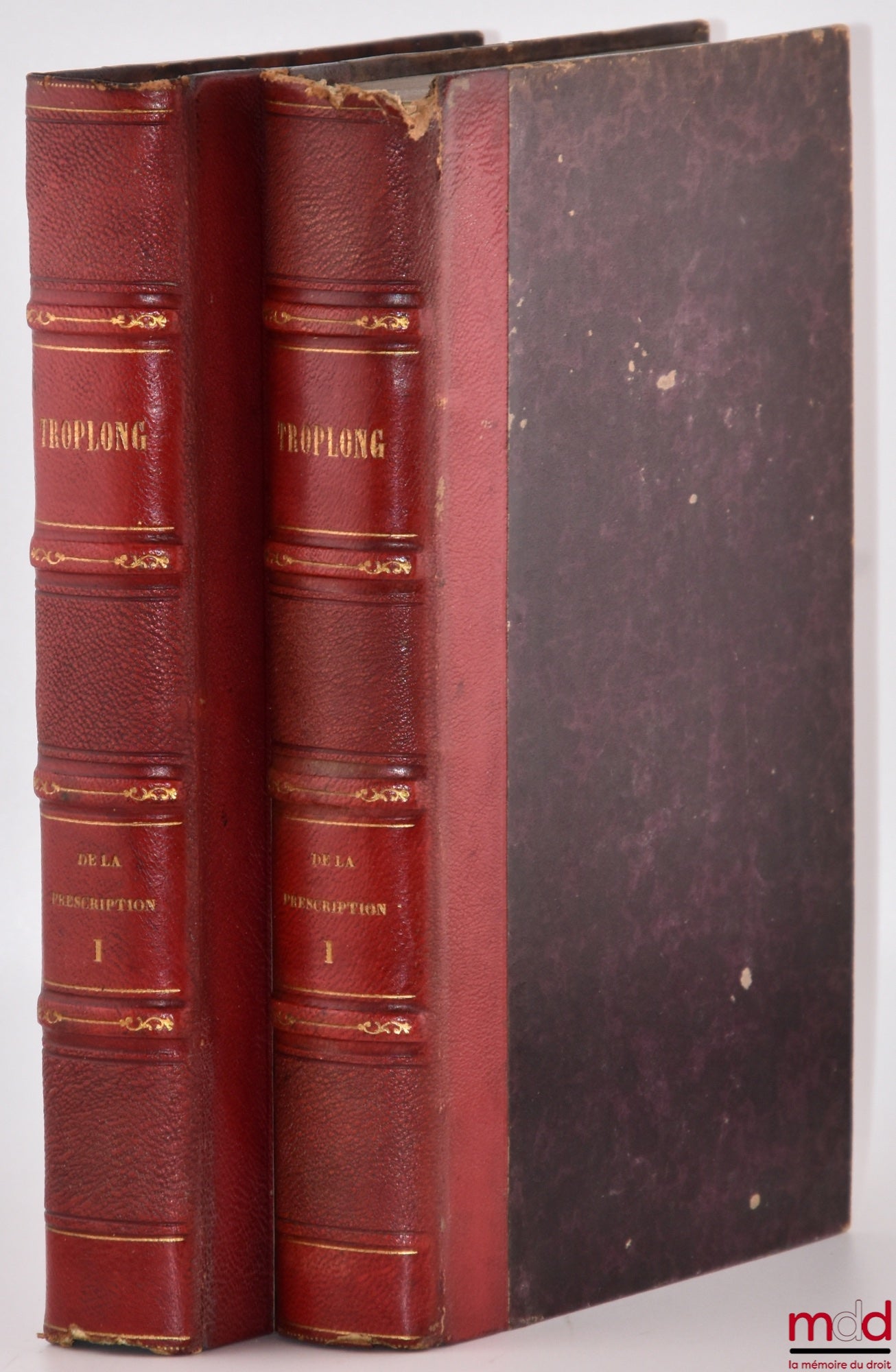 TROPLONG (Raymond-Théodore) – LE DROIT CIVIL EXPLIQUÉ SUIVANT L’ORDRE DES ARTICLES DU CODE DEPUIS ET Y COMPRIS LE TITRE DE LA VENTE, Ouvrage qui fait suite à celui de M. Toullier, mais dans lequel on a adopté la forme plus commode du commentaire : - DE LA