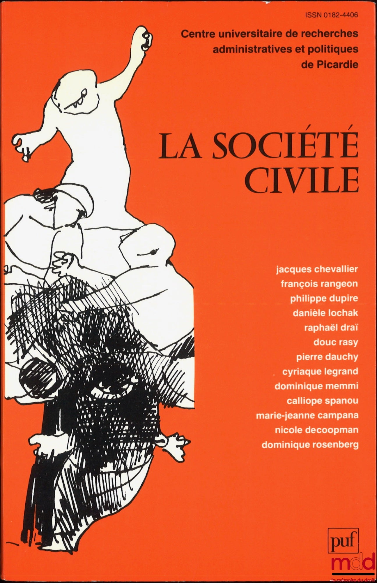 [Collectif - CURAPP] – LA SOCIÉTÉ CIVILE, Centre universitaire de rech. adm. et pol. de Picardie