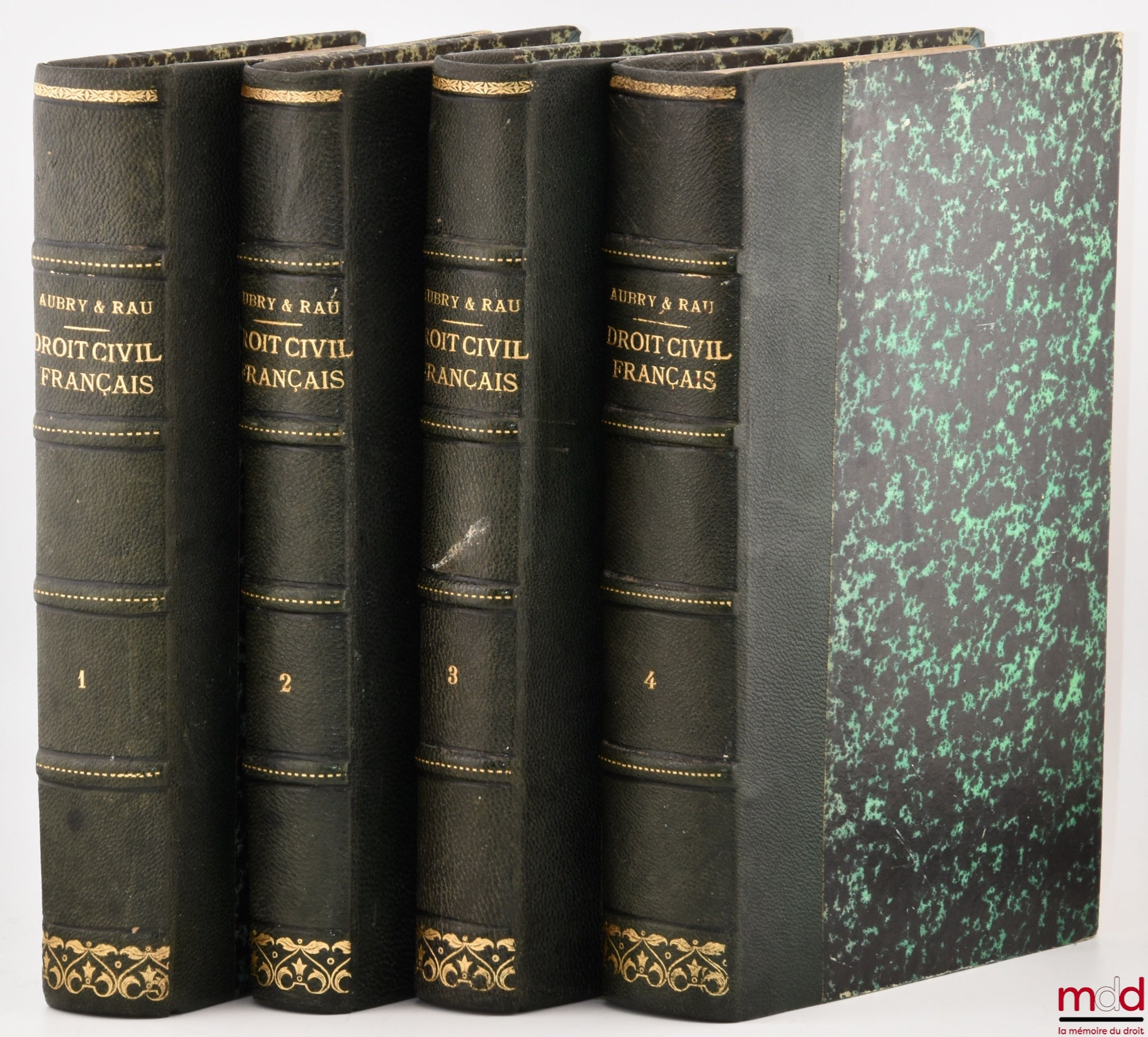 AUBRY (Charles) et RAU (Charles-Frédéric) – COURS DE DROIT CIVIL FRANÇAIS D’APRÈS LA MÉTHODE DE ZACHARIÆ, 4e éd. revue et complétée