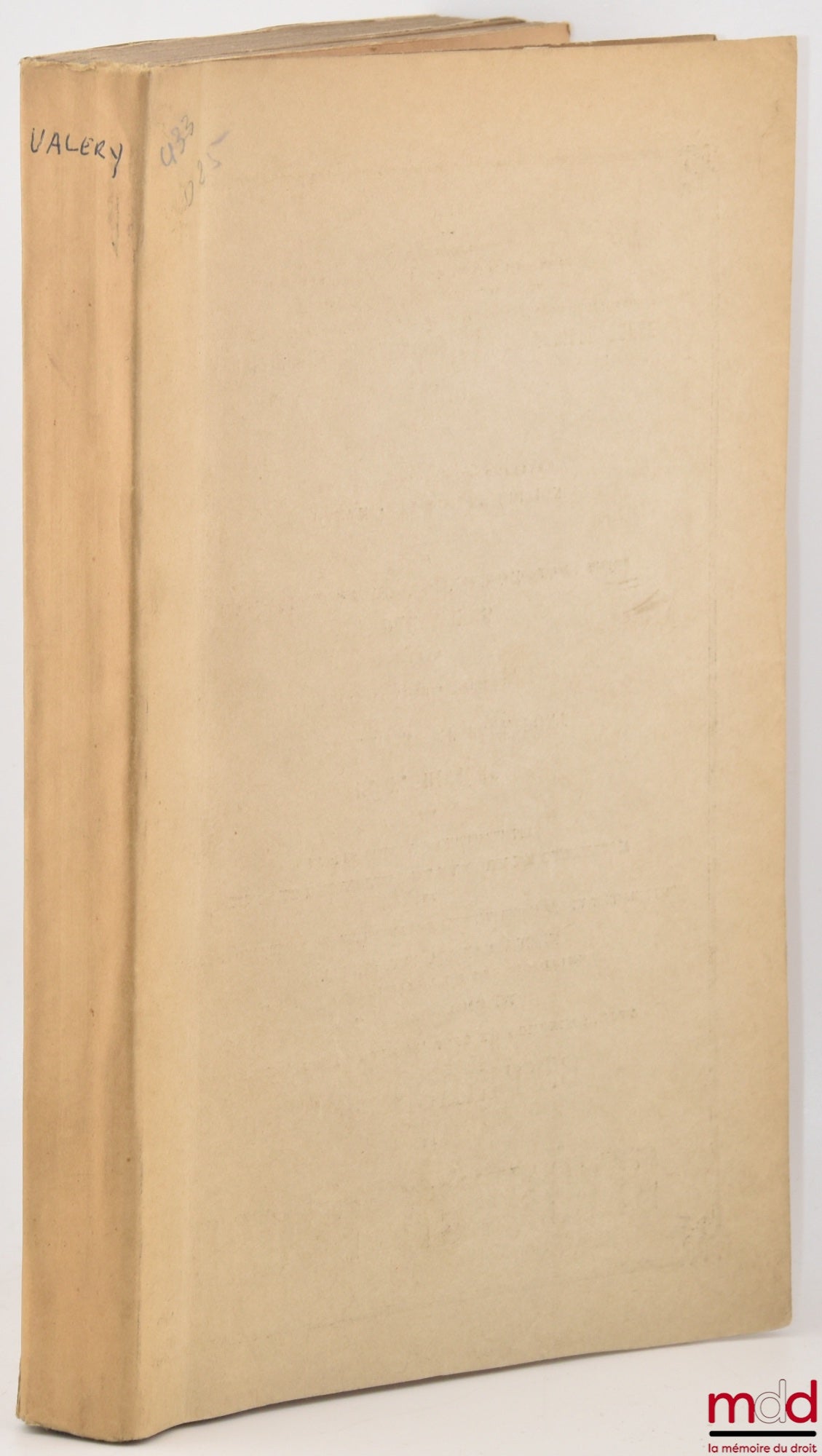 VALÉRY (Jules) – DES LETTRES MISSIVES