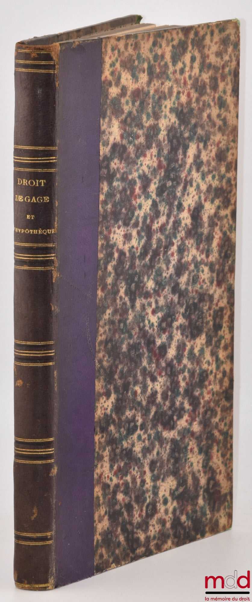 PELLAT (Charles-Auguste) – TRADUCTION DU LIVRE XX ET DU TITRE VII DU LIVRE XIII DES PANDECTES, AVEC LE TEXTE EN REGARD ; suivie d’un TRAITÉ SUCCINCT DU DROIT DE GAGE ET D’HYPOTHÈQUE CHEZ LES ROMAINS