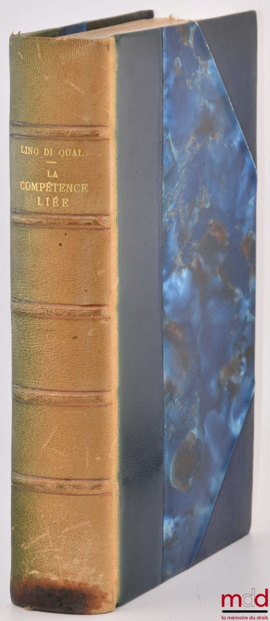 DI QUAL (Lino) – LA COMPÉTENCE LIÉE, Préface de Roland Drago, Bibl. de droit public, t. LIX