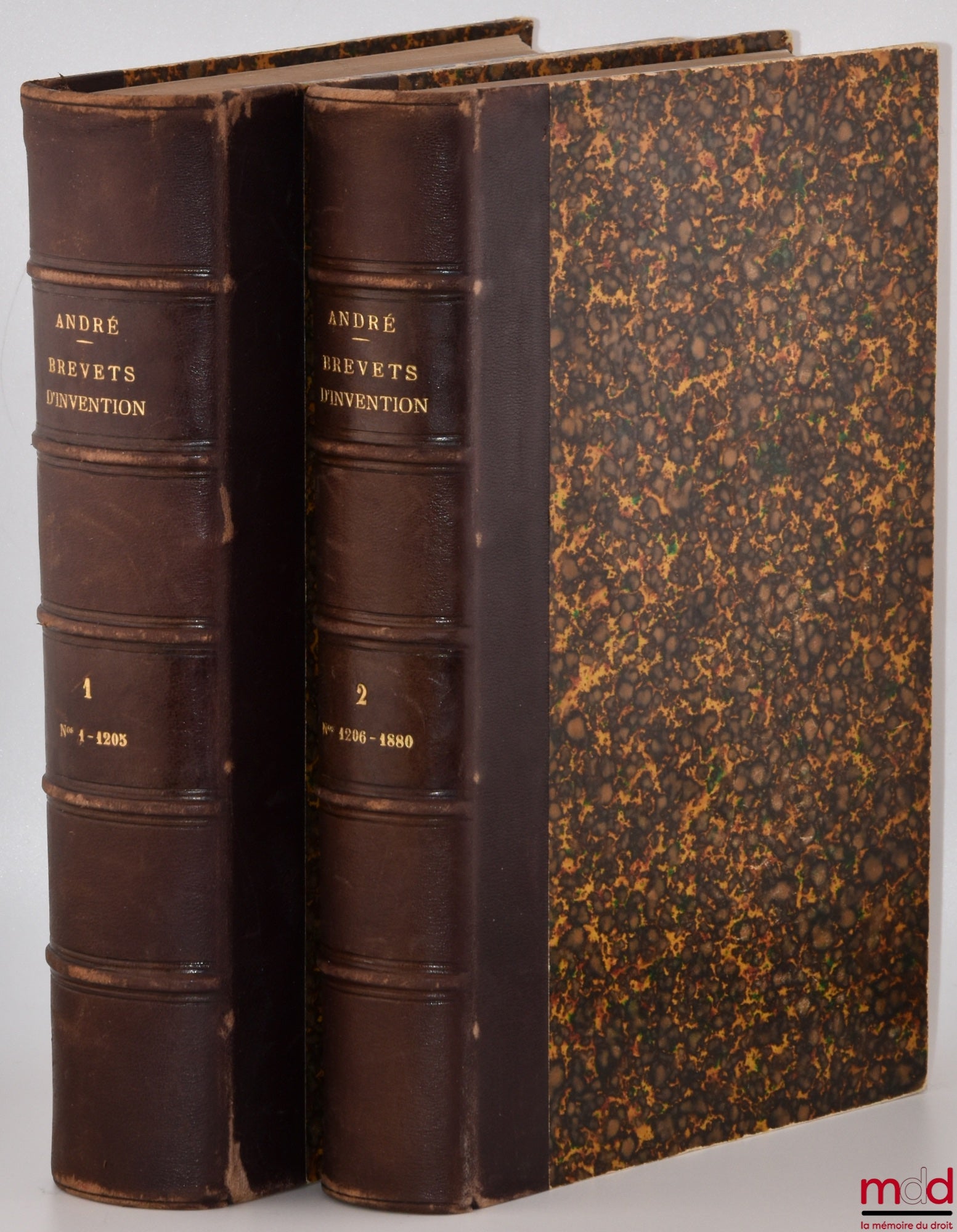 ANDRÉ (Louis) – TRAITÉ DES BREVETS D’INVENTION ET DE LA CONTREFAÇON INDUSTRIELLE, Commentaire comparé de la législation belge, de la législation française, et de la convention internationale de 1883