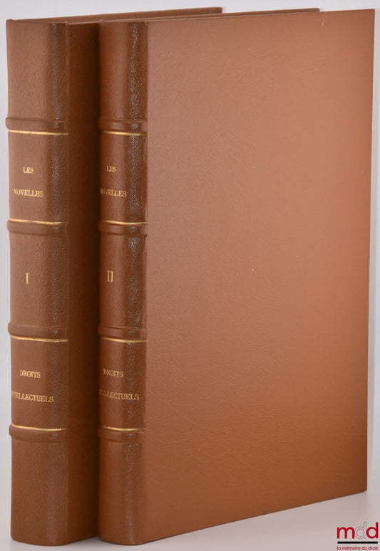 [Droits d’Auteur - Propriété Littéraire et Artistique] – LES NOVELLES, Corpus Juris Belgici, t. * et ** : DROITS INTELLECTUELS, Ouvrage publié sous le patronnage de A. Goddyn et la dir. scientifique de L. Hennebicq, J. Wathelet et G. Ciselet