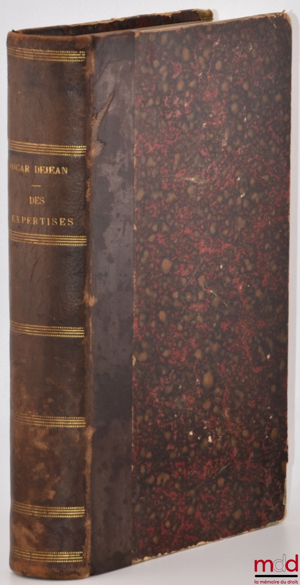 DEJEAN (Oscar) – TRAITÉ THÉORIQUE ET PRATIQUE DES EXPERTISES EN MATIÈRES CIVILES, ADMINISTRATIVES ET COMMERCIALES, MANUEL DES EXPERTS, 3e éd. revue, augmentée et mise au courant de la législation et de la jurisprudence par C. Flamand et Édouard Peltier