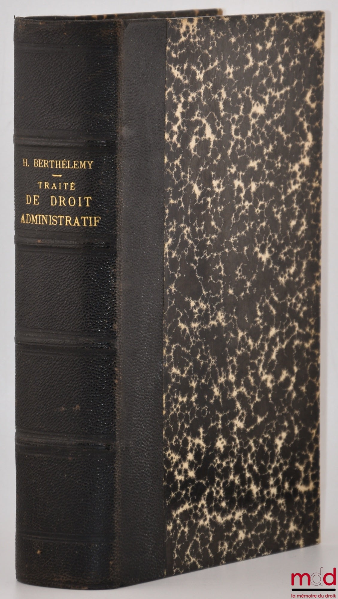 BERTHÉLEMY (Henri) – TRAITÉ ÉLÉMENTAIRE DE DROIT ADMINISTRATIF, 2e éd.