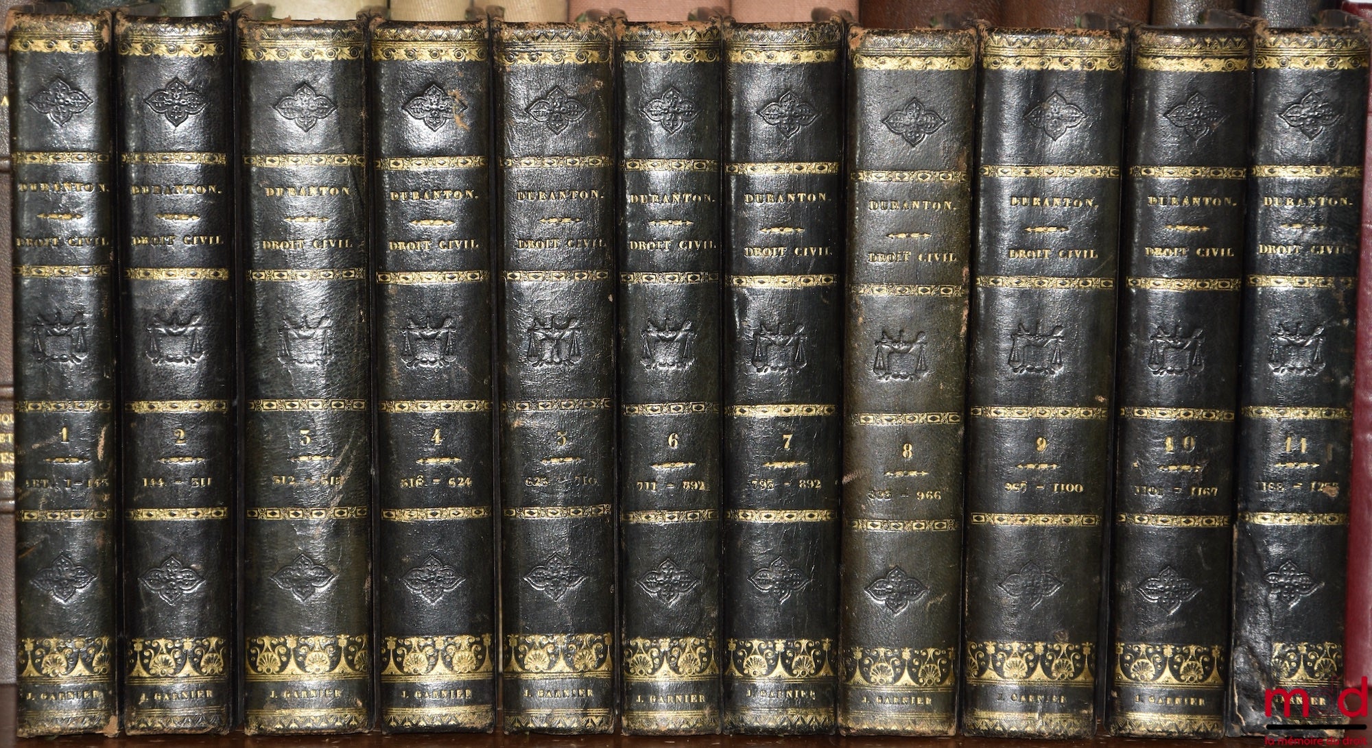 DURANTON (Alexandre) – COURS DE DROIT FRANÇAIS SUIVANT LE CODE CIVIL, 3e éd.