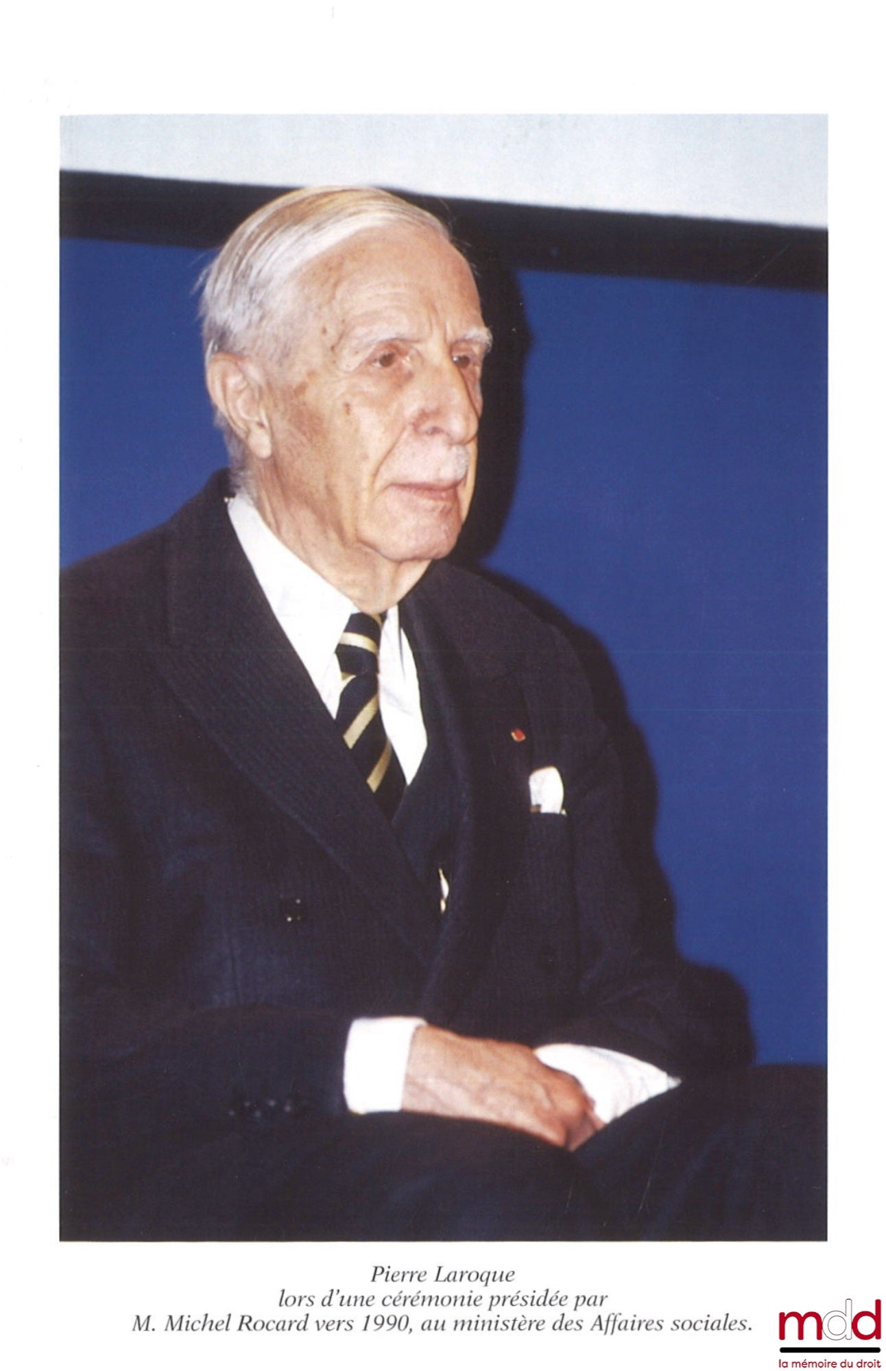 [LAROQUE (Pierre)], Colloque – HOMMAGE À PIERRE LAROQUE. JOURNÉE D’ÉTUDES AU SÉNAT LE 7 MARS 2001 organisée par le Comité d’histoire de la Sécurité Sociale et le Comité d’histoire du Conseil d’État et de la juridiction administrative