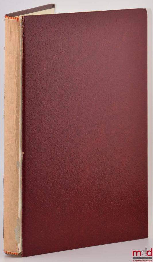 CORDIER (L.) – LES COMPAGNIES À CHARTE et la politique coloniale sous le ministère de Colbert, Reprint