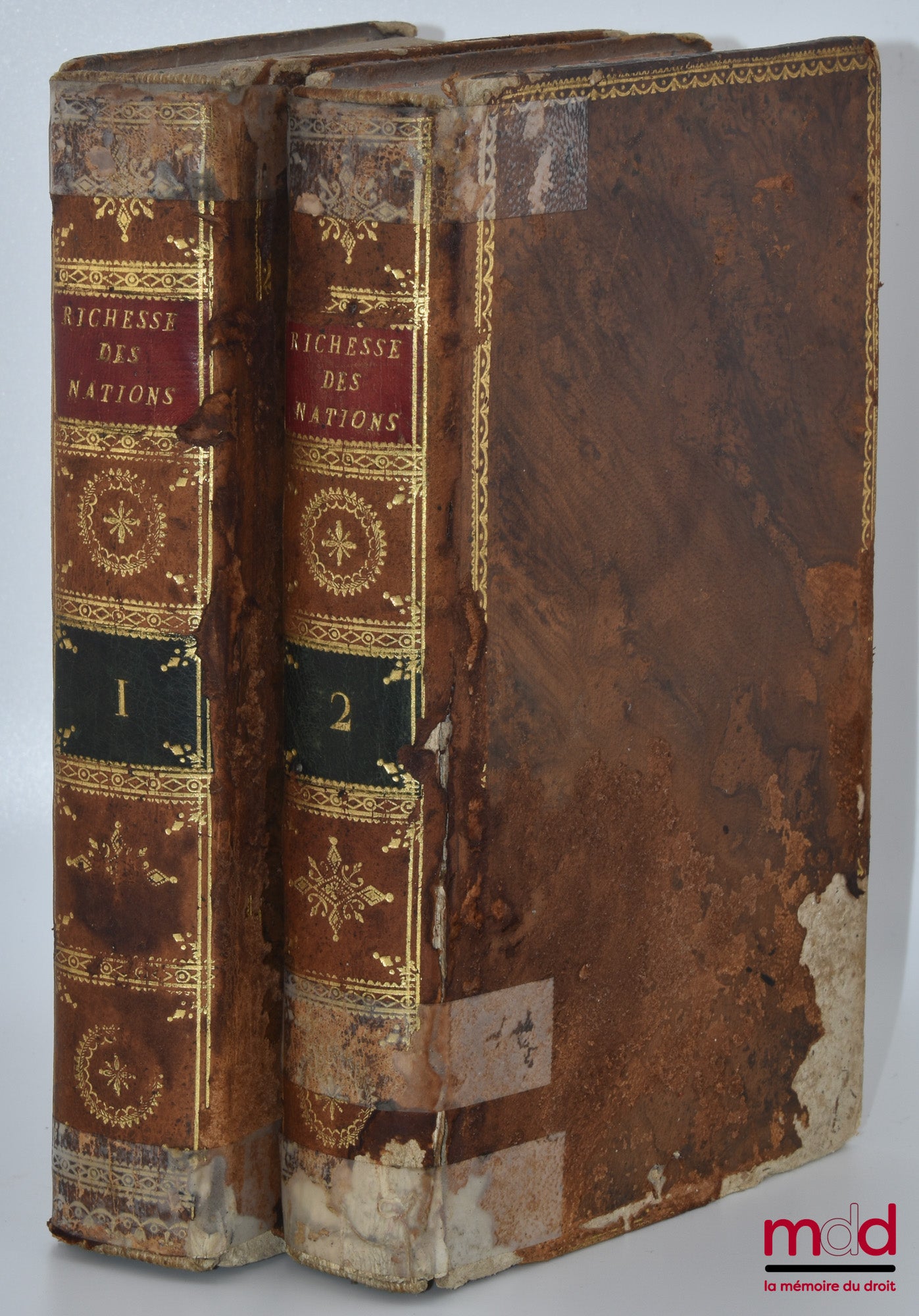 SMITH (Adam) – RECHERCHES SUR LA NATURE ET LES CAUSES DE LA RICHESSE DES NATIONS, Traduction nouvelle avec des notes et observations par Germain Garnier, Avec le portrait de Smith