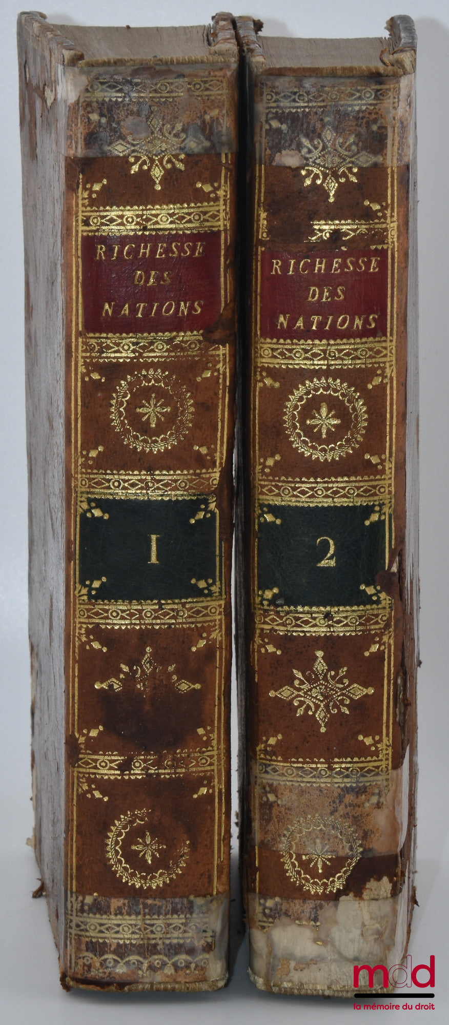 SMITH (Adam) – RECHERCHES SUR LA NATURE ET LES CAUSES DE LA RICHESSE DES NATIONS, Traduction nouvelle avec des notes et observations par Germain Garnier, Avec le portrait de Smith