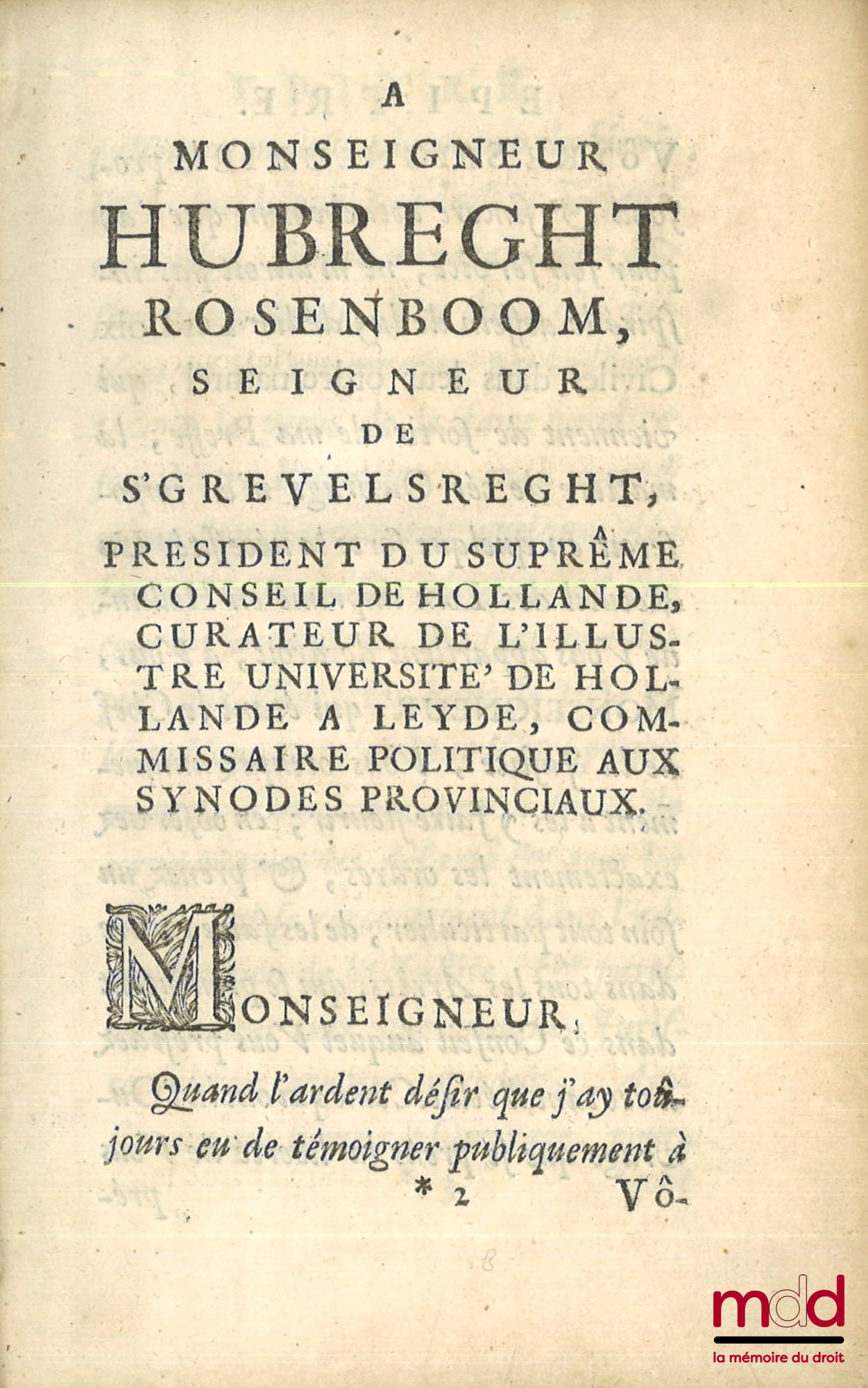 DOMAT (Jean) – LES LOIX CIVILES DANS LEUR ORDRE NATUREL, 2e éd. revue et corrigée