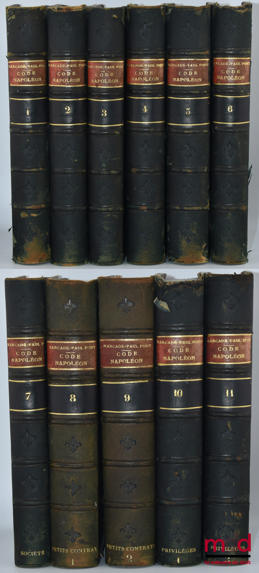 MARCADÉ (Victor-Napoléon) et PONT (Paul) – EXPLICATION THÉORIQUE ET PRATIQUE DU CODE CIVIL CONTENANT L’ANALYSE CRITIQUE DES AUTEURS ET DE LA JURISPRUDENCE ET UN TRAITÉ RÉSUMÉ APRÈS LE COMMENTAIRE DE CHAQUE TITRE, 5e éd. augmentée de plusieurs Questions et