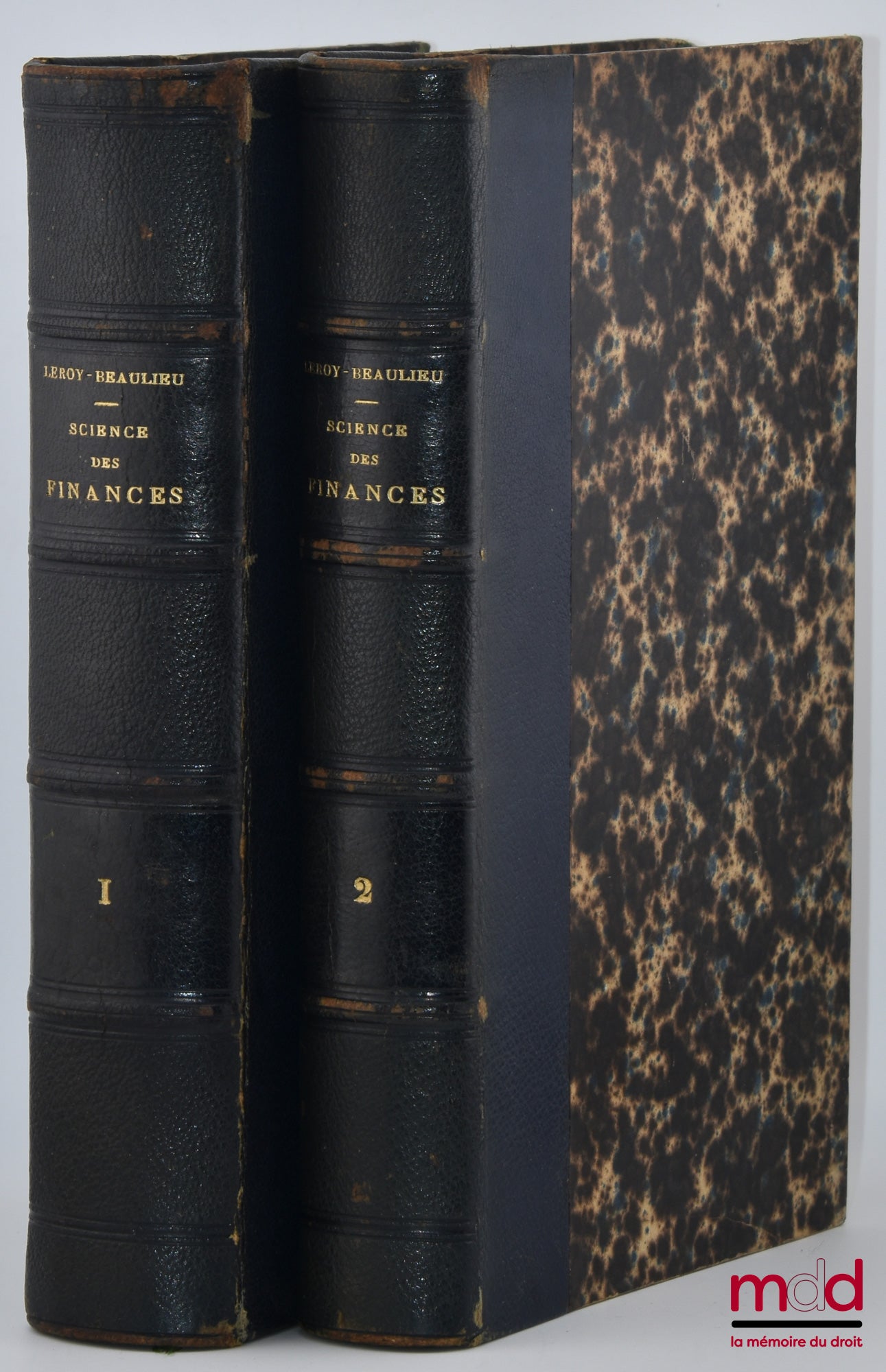 LEROY-BEAULIEU (Paul) – TRAITÉ DE LA SCIENCE DES FINANCES, t. I : Des revenus publics ; t. II : Le budget et le crédit public