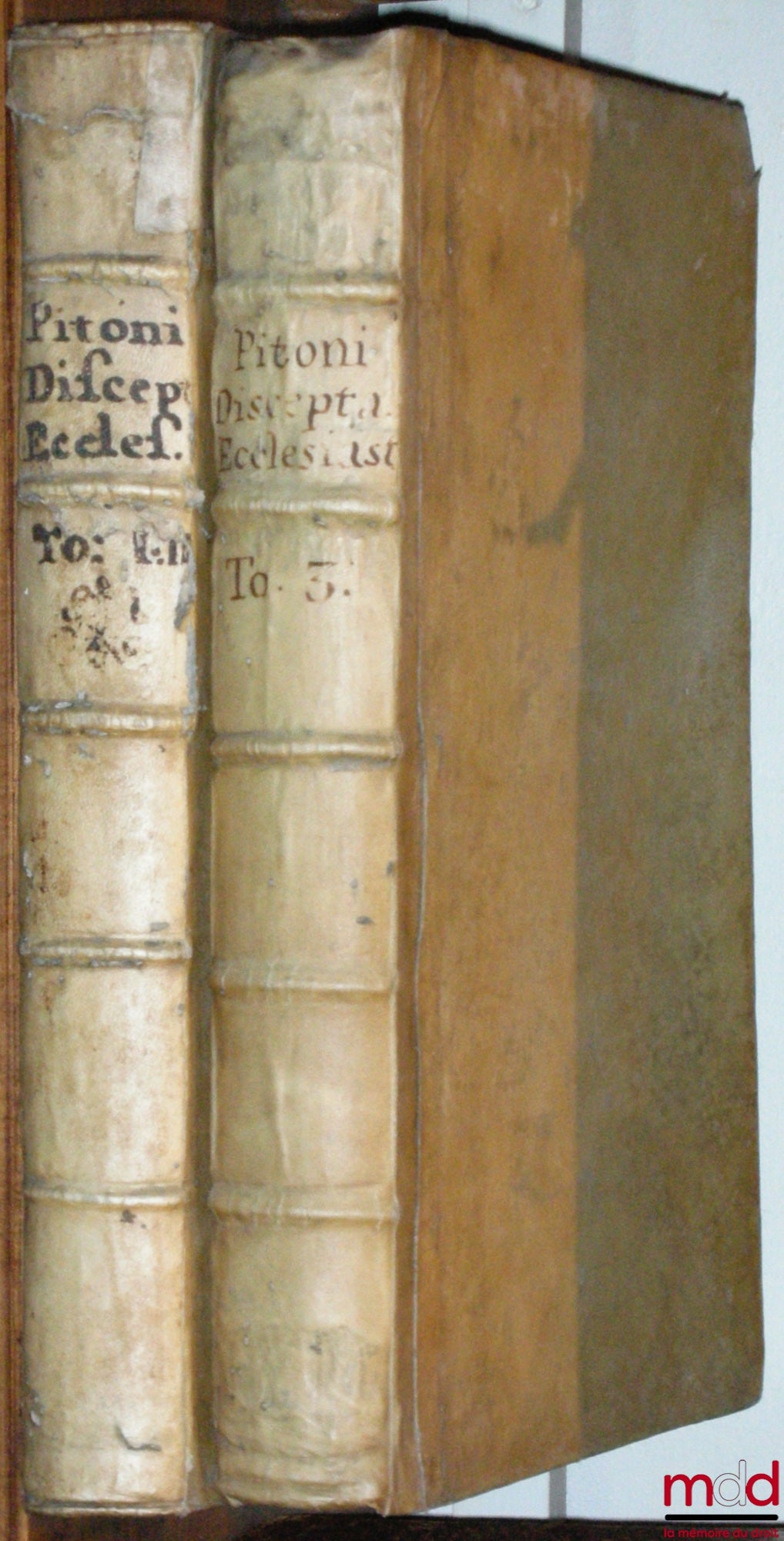 PITONI (Francesco Maria) – DISCEPTATIONUM ECCLECIASTICARUM IN QUIBUS FREQUENTIORA ECCLECIASTICI FORI LITIGIA UNA CUM DECRETIS TAM DATARIÆ APOSTOLICA, QUAM SACRARUM CONGREGATIONUM PARTICULARIUM, & GENERALIUM, NECNON DECISIONIBUS SACERDOTÆ ROMANÆ CONTINENTU