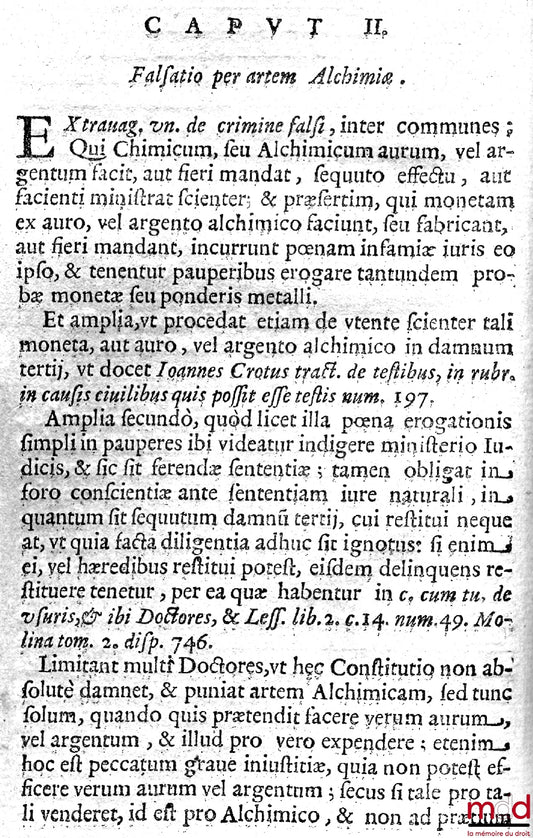 TESAURO (Carlo Antonio) – DE PŒNIS ECCLESIASTICIS PRAXIS ABSOLUTA ET UNIVERSALIS, IN DUAS PARTES DISTRIBUTA ; OPUS E IURE COMMUNI, & CONSTITUTIONIBUS APOLSTOLICIS, DECRETISQUE SACRARUM CONGRETATIONUM QUAM DILIGENTISSIME CONCINNATUM, editio secunda