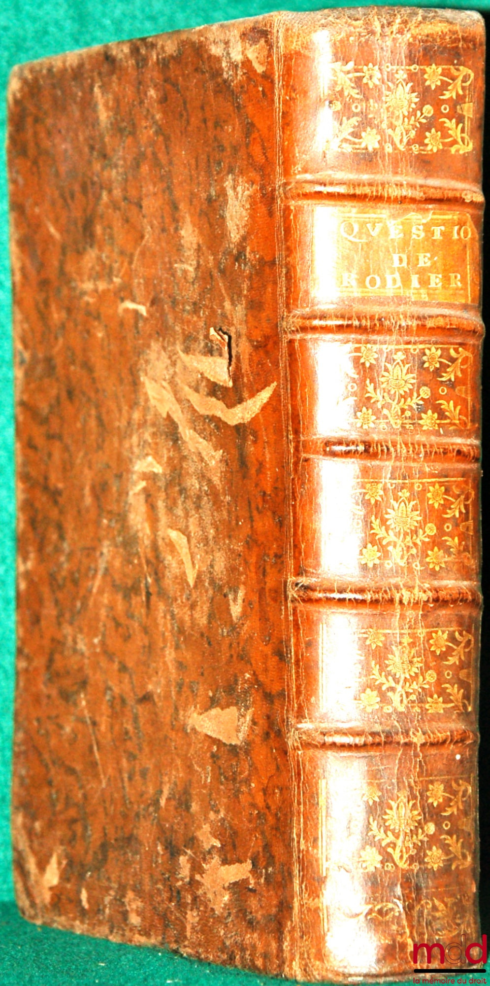 RODIER (Marc-Antoine) – QUESTIONS SUR L’ORDONNANCE DE LOUIS XIV DU MOIS D’AVRIL 1667 RELATIVES AUX USAGES DES COURS DE PARLEMENT, ET PRINCIPALEMENT DE CELUI DE TOULOUSE, nouvelle éd. corrigée et augmentée