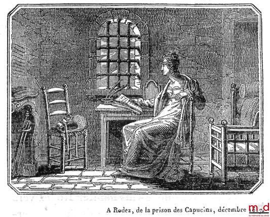 MANSON – MÉMOIRES DE MADAME MANSON, EXPLICATIFS DE SA CONDUITE DANS LE PROCÈS DE L’ASSASSINAT DE M. FUALDÈS ; ÉCRITS PAR ELLE-MÊME ET ADRESSÉS À MADAME ENJALRAN, SA MÈRE, avec portrait, vignettes et fac similé