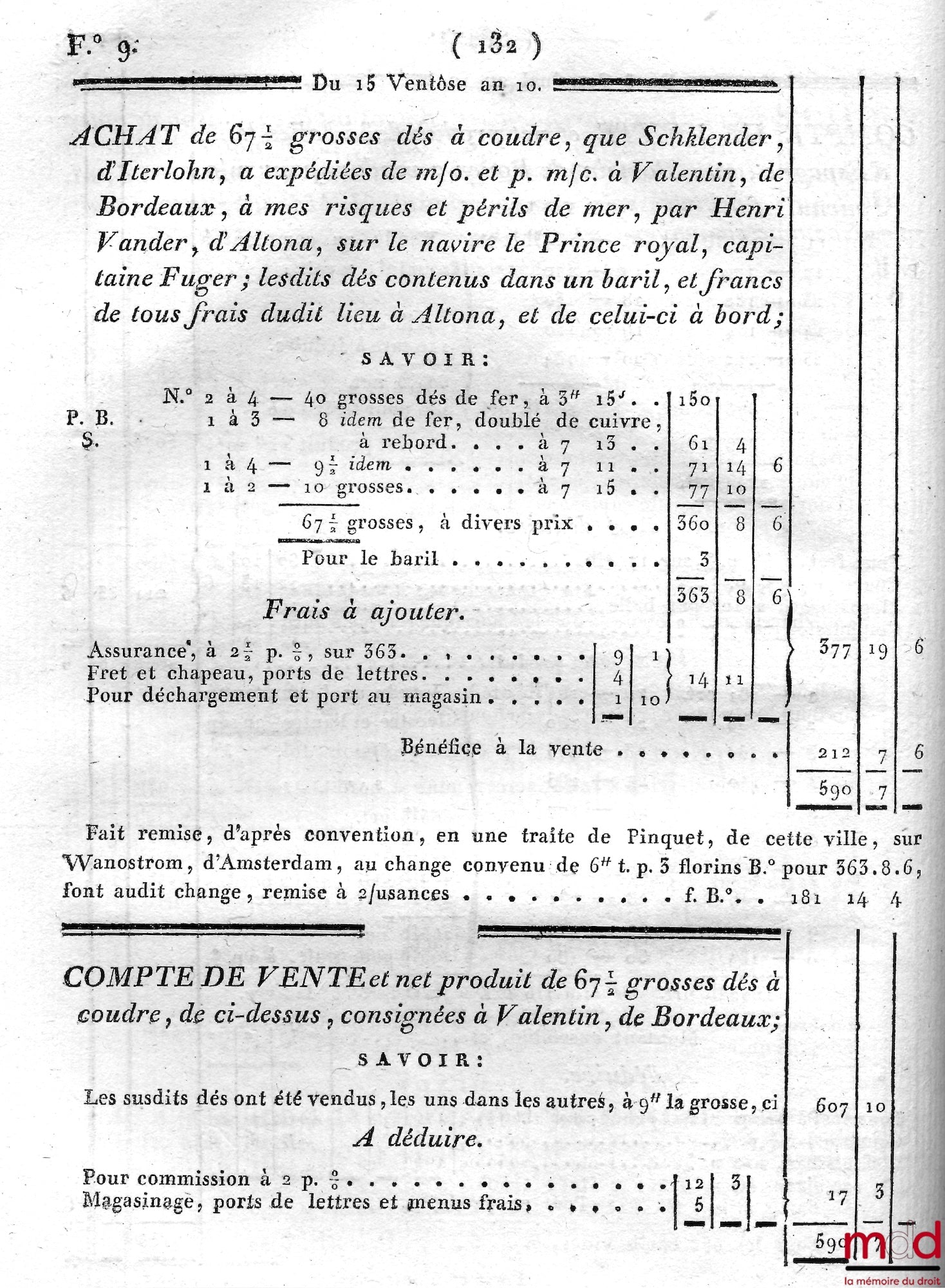 BOUCHER (Robert Charles) – LA SCIENCE DES NÉGOCIANS ET TENEURS DE LIVRES, 2ème éd.
